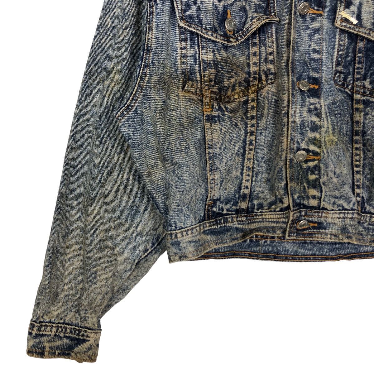 Japanese Brand 🔥90’s Vintage Cropped Denim Jacket Biker Easy Rise Japan Size US M / EU 48-50 / 2 - 4 Thumbnail