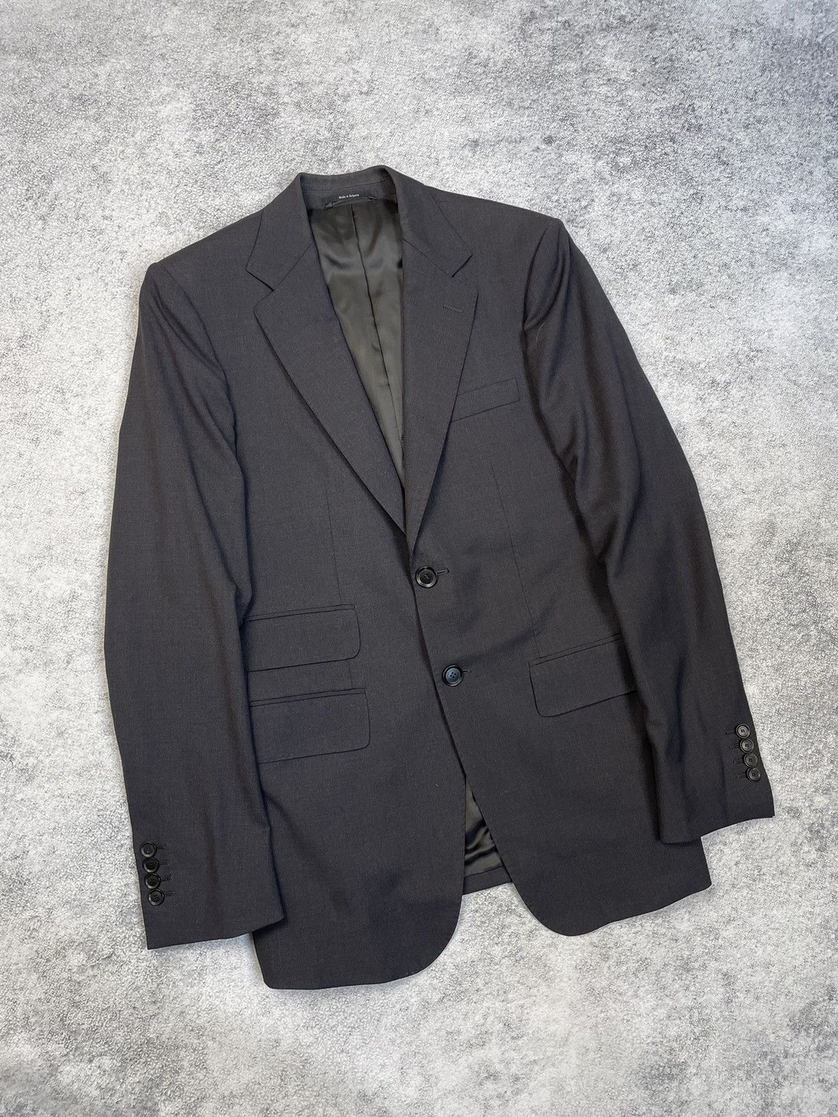 Gucci Gucci Men's Black Cotton uniform Suit with dustbag Size 44S - 5 Thumbnail