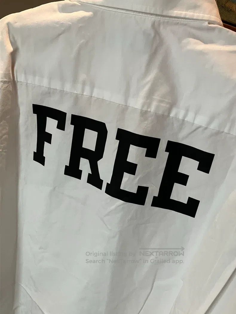 Balenciaga Balenciaga Free letter printing on the back of white short Size XS / US 0-2 / IT 36-38 - 4 Thumbnail