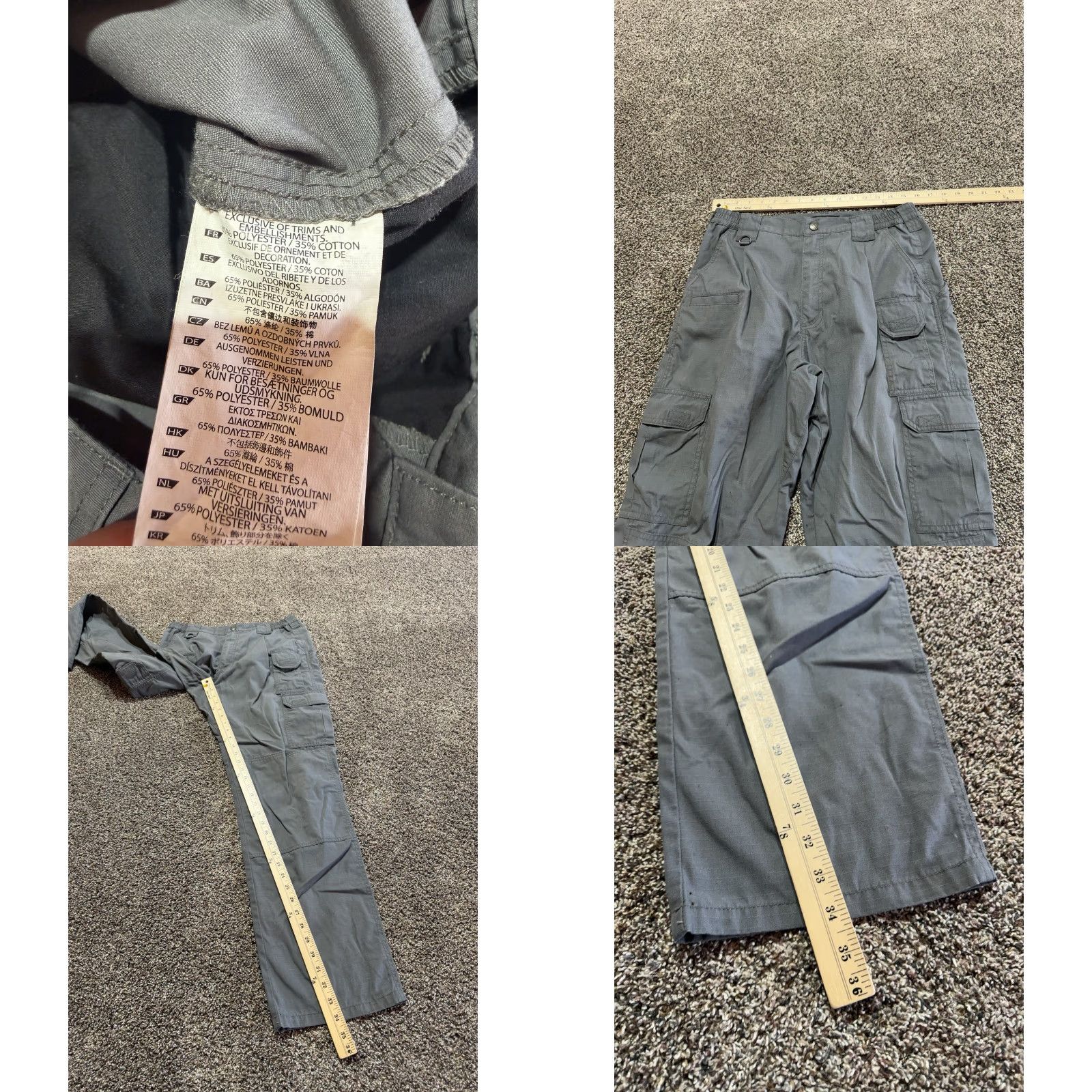 Vintage 5.11 Tactical Mens Pants Cargo Size 32 Gray 32X34 Size US 32 / EU 48 - 9 Thumbnail