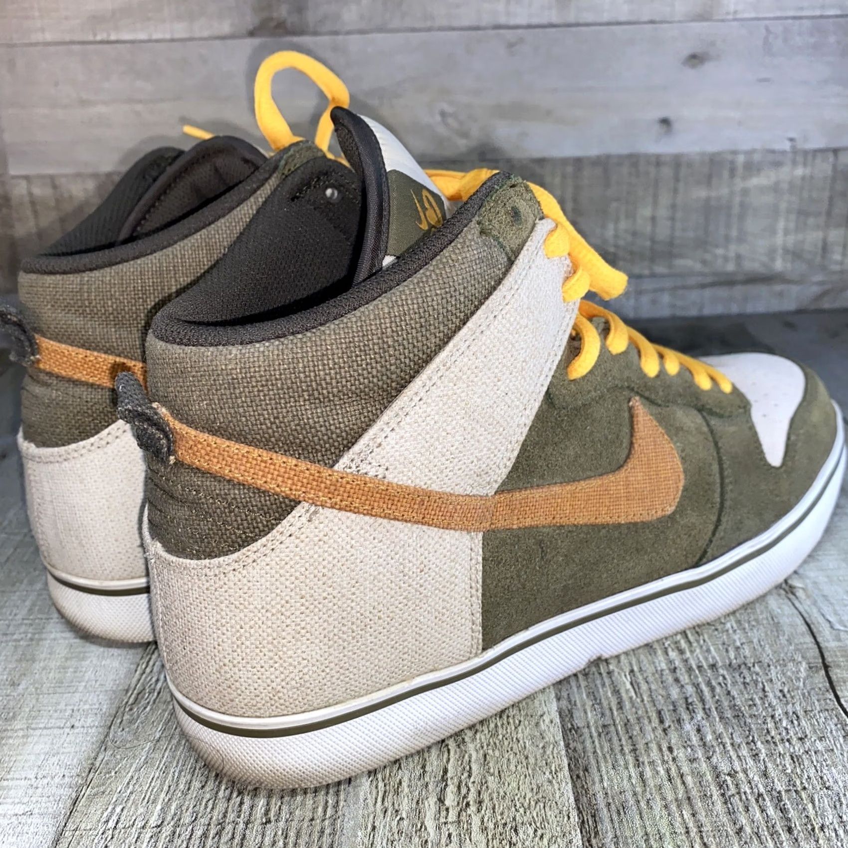 Nike Nike Dunk SE High Iguana Bronze Sneaker Mens 10/10.5 Multicolor High Top Nike Dunk se high Iguana Bronze Size US 9 / EU 42 - 6 Thumbnail
