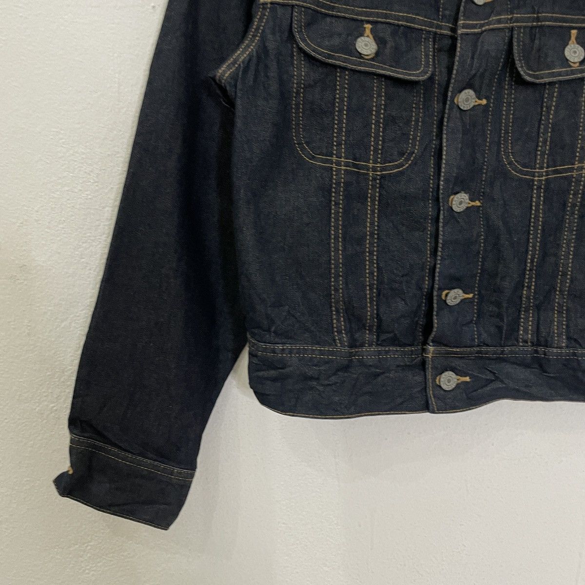 Japanese Brand Vintage Flash Jeans Denim Jacket Size M / US 6-8 / IT 42-44 - 3 Thumbnail