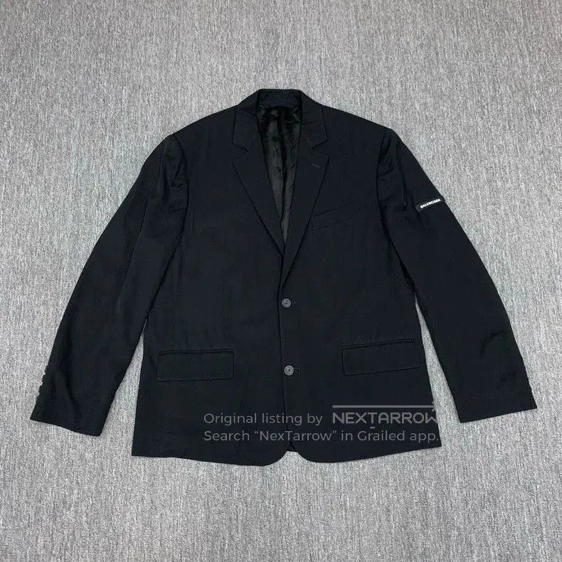Balenciaga Balenciaga Black Sleeve Badge Blazer. Size US S / EU 44-46 / 1 - 1 Thumbnail