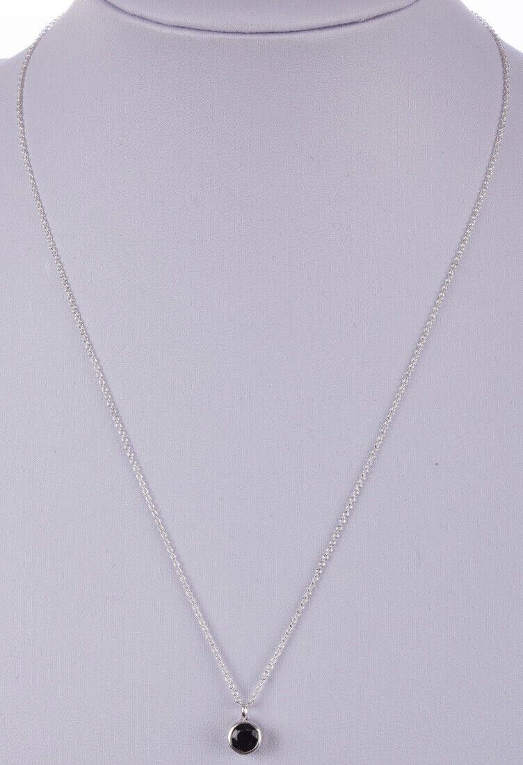 Designer Sterling Silver Faceted Sapphire Astrology Pendant Necklace Size ONE SIZE - 2 Thumbnail