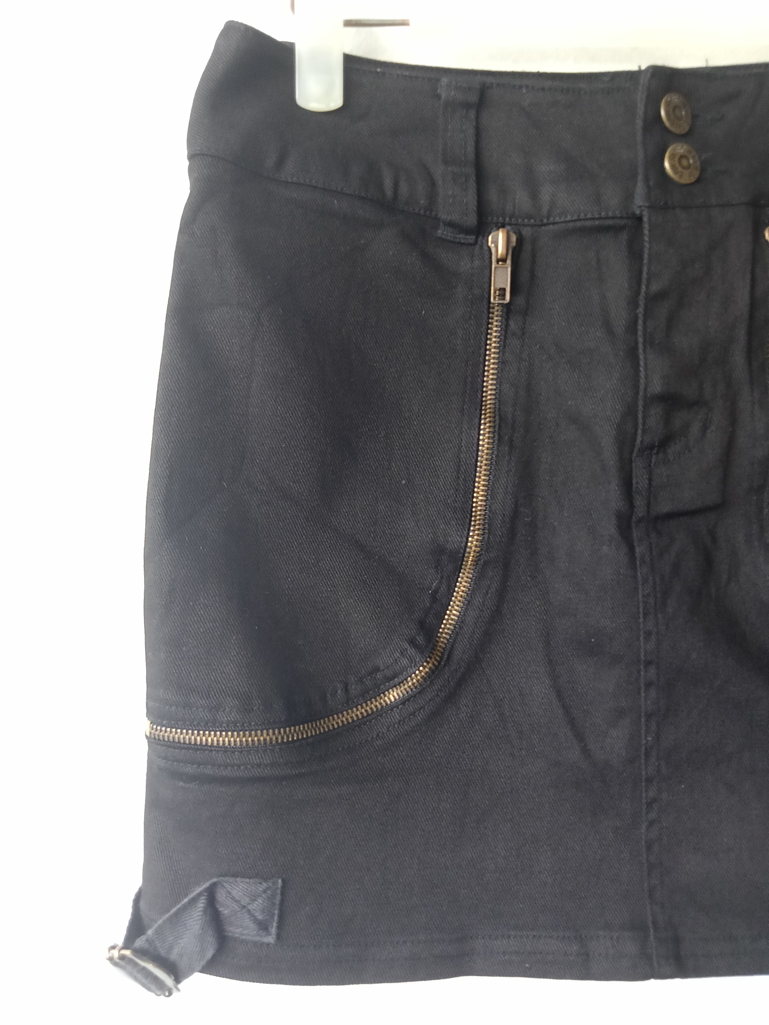 Seditionaries Sky Bomber Spellout Bondage Skirt Size 28" / US 6 / IT 42 - 3 Thumbnail