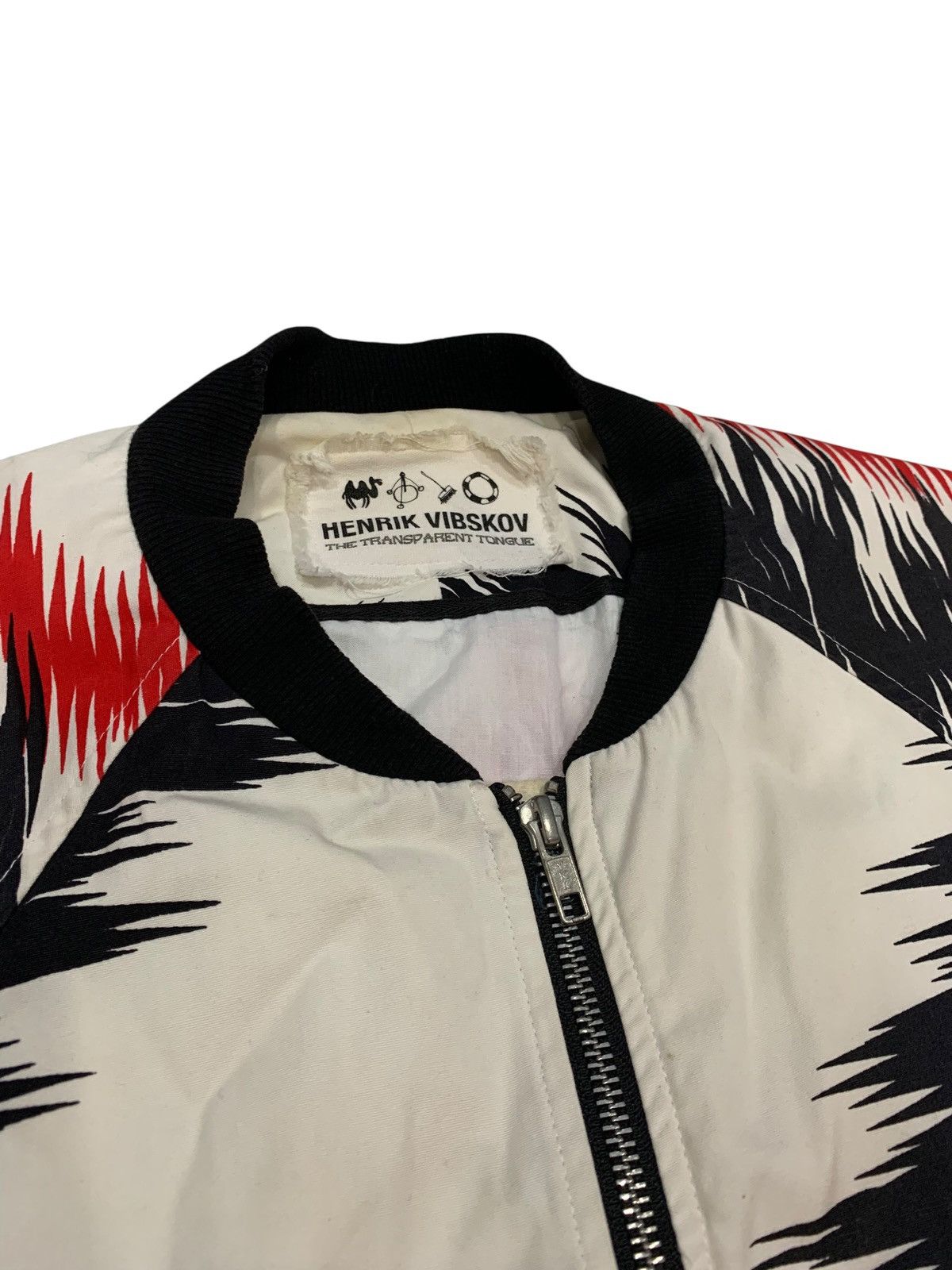Henrik Vibskov 🔥HENDRIK VIBSKOV ABSTRACTS BOMBERS JACKET Size US L / EU 52-54 / 3 - 4 Thumbnail
