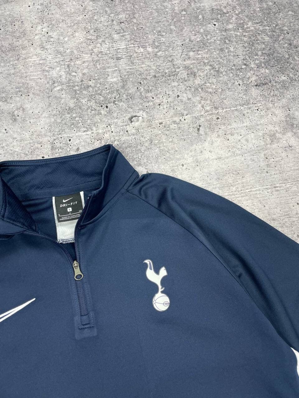 Nike × Vintage Vintage Nike Tottenham Y2K Style Training Zip Sweatshirt Size US S / EU 44-46 / 1 - 7 Thumbnail