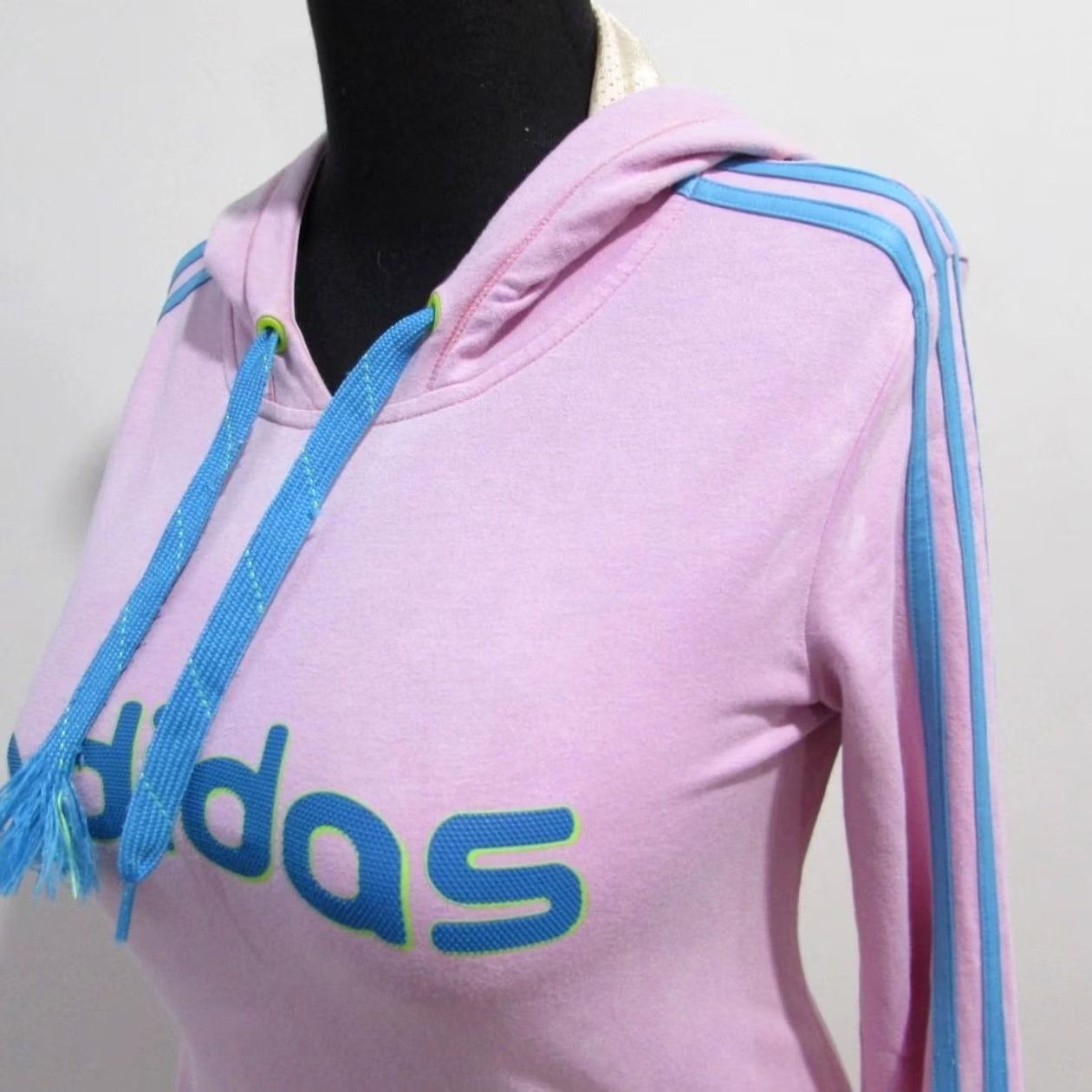 Adidas Adidas Women’s Pink Zipped Hooded Hoodie Size M 36/38 UK Size ONE SIZE - 5 Thumbnail