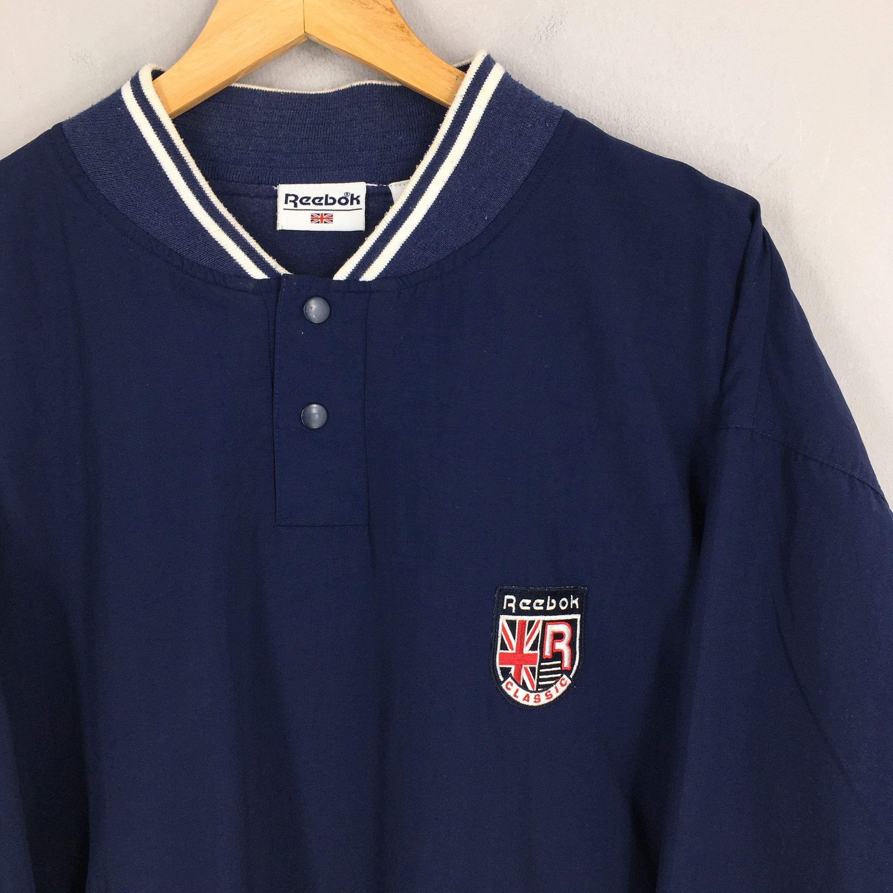 Reebok Vintage Retro Reebok Sports Windbreaker Jacket Large Size US L / EU 52-54 / 3 - 2 Thumbnail
