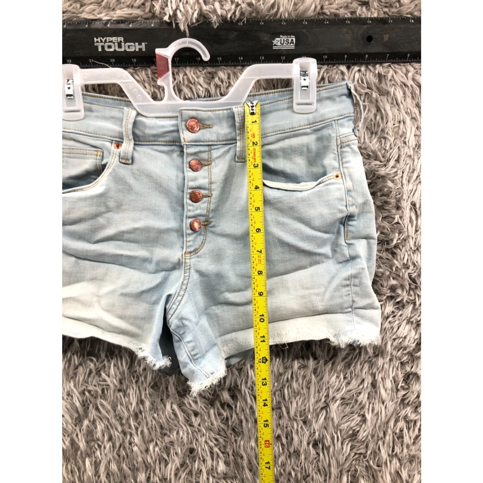 Vintage Universal Thread Cut-off Shorts Womens Size 8 Mid Rise Blue Denim Jean Shorts Size 30" / US 8 / IT 44 - 3 Thumbnail