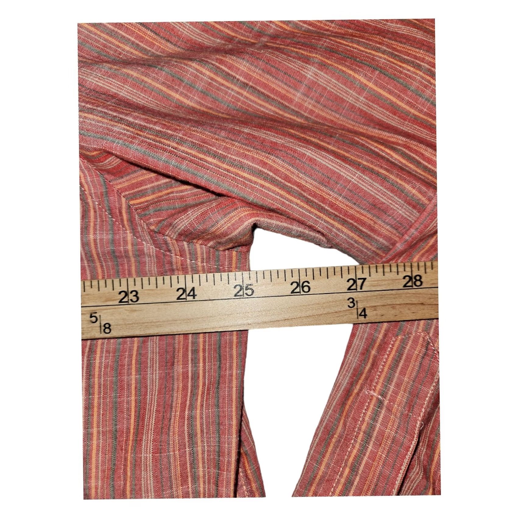 Eddie Bauer Eddie Bauer Button-Up Shirt Men XL Multicolor Striped Lightweight Cotton 90s Outdoor Button Collar Long Sleeve Regular Size US XL / EU 56 / 4 - 3 Thumbnail