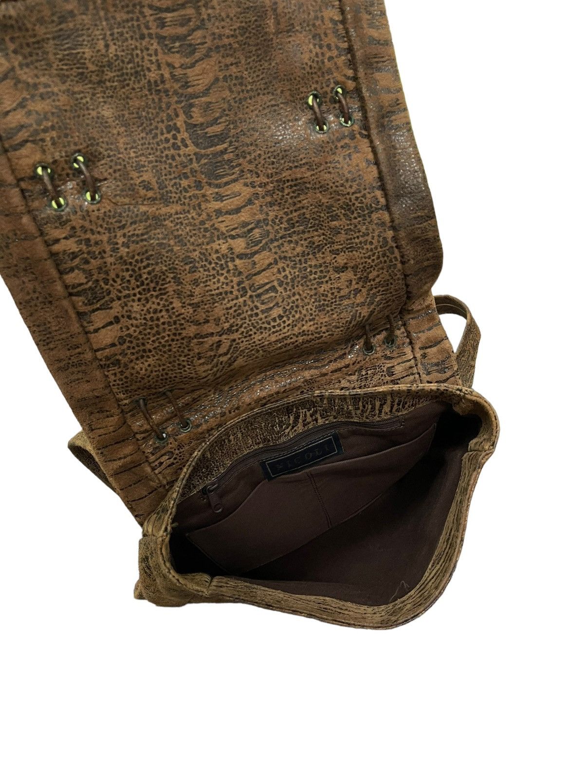 Genuine Leather Full Leather Patina Nicoli Cross Body Bag 3🟩 Size ONE SIZE - 18 Thumbnail