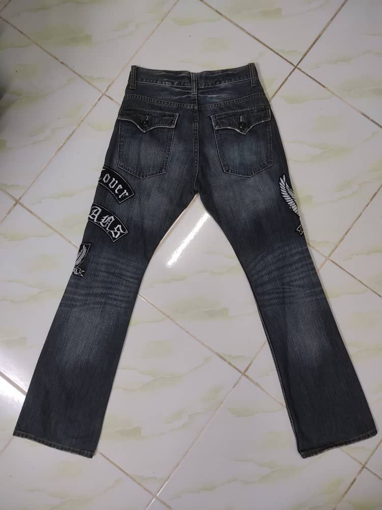 Japanese Brand × Jean SORRIDERE JAPAN JEANS PATCHES EAGLE RARE Size US 31 - 2 Thumbnail