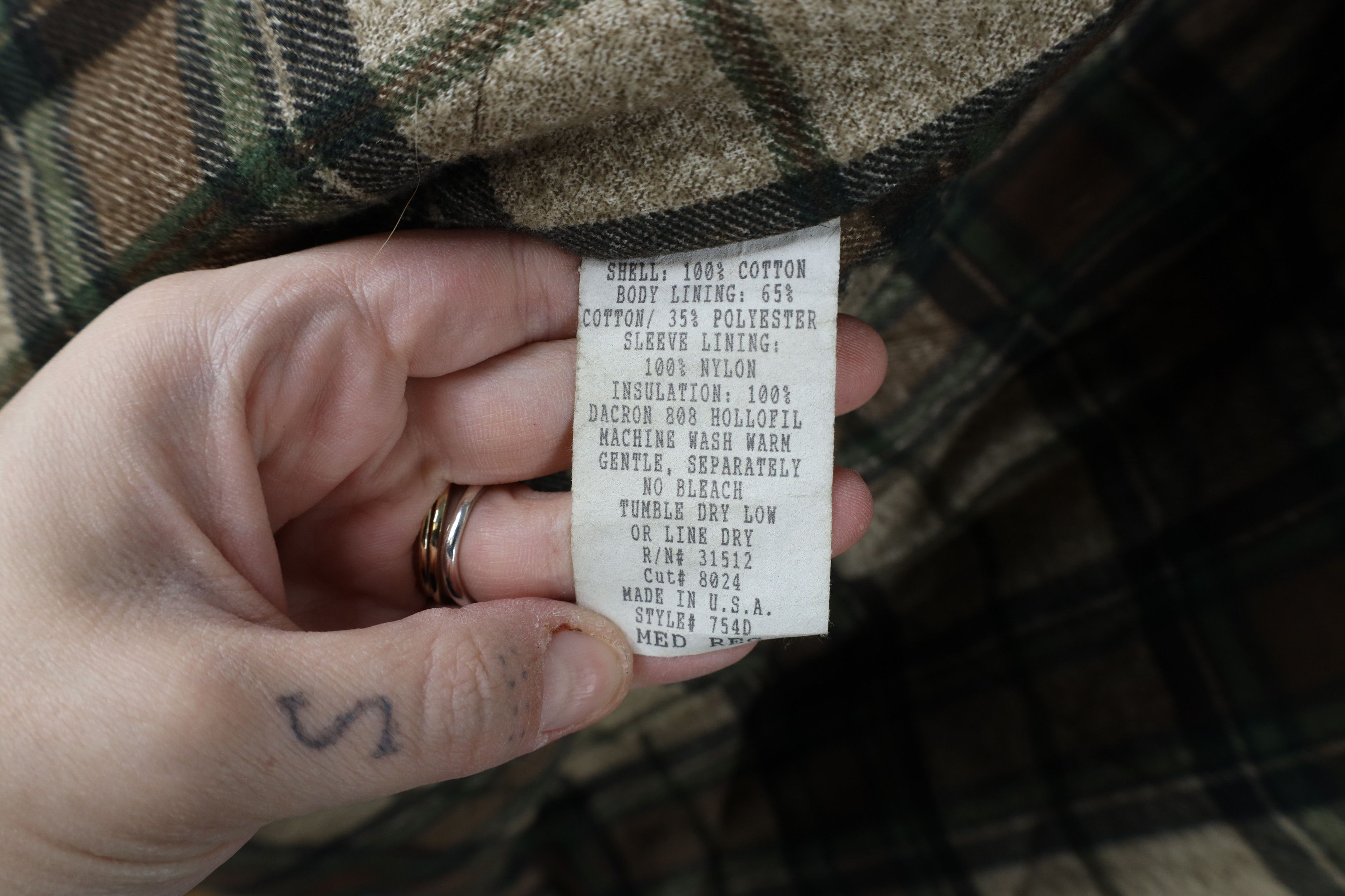 Vintage Vintage 90s Pella Hunting Flannel Lined Canvas Jacket USA Size US M / EU 48-50 / 2 - 11 Thumbnail