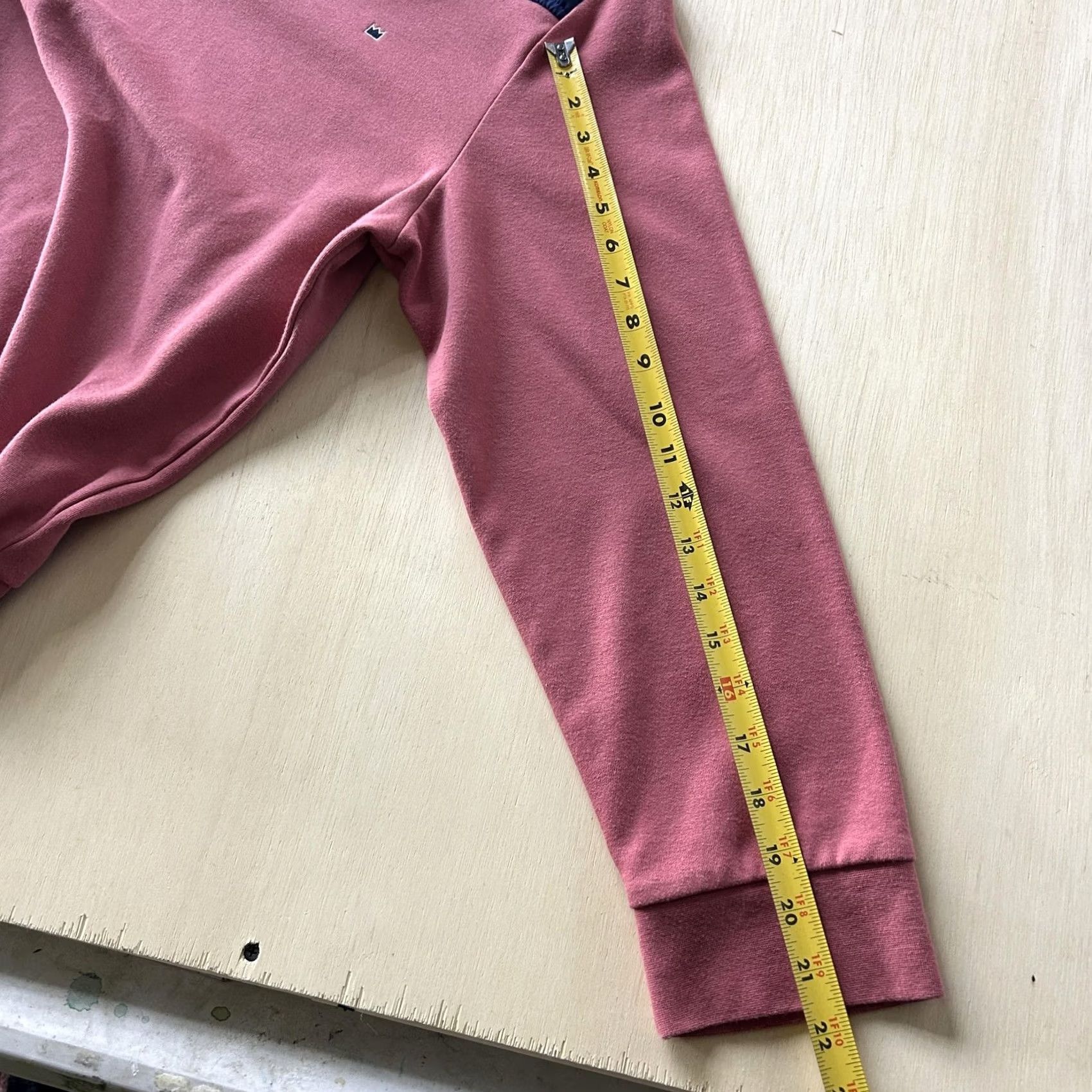 Vintage Crown & Ivy Sweatshirt Mens Large Pink 1/4 Zip Pullover Crown Logo Mock Neck Size US L / EU 52-54 / 3 - 6 Thumbnail