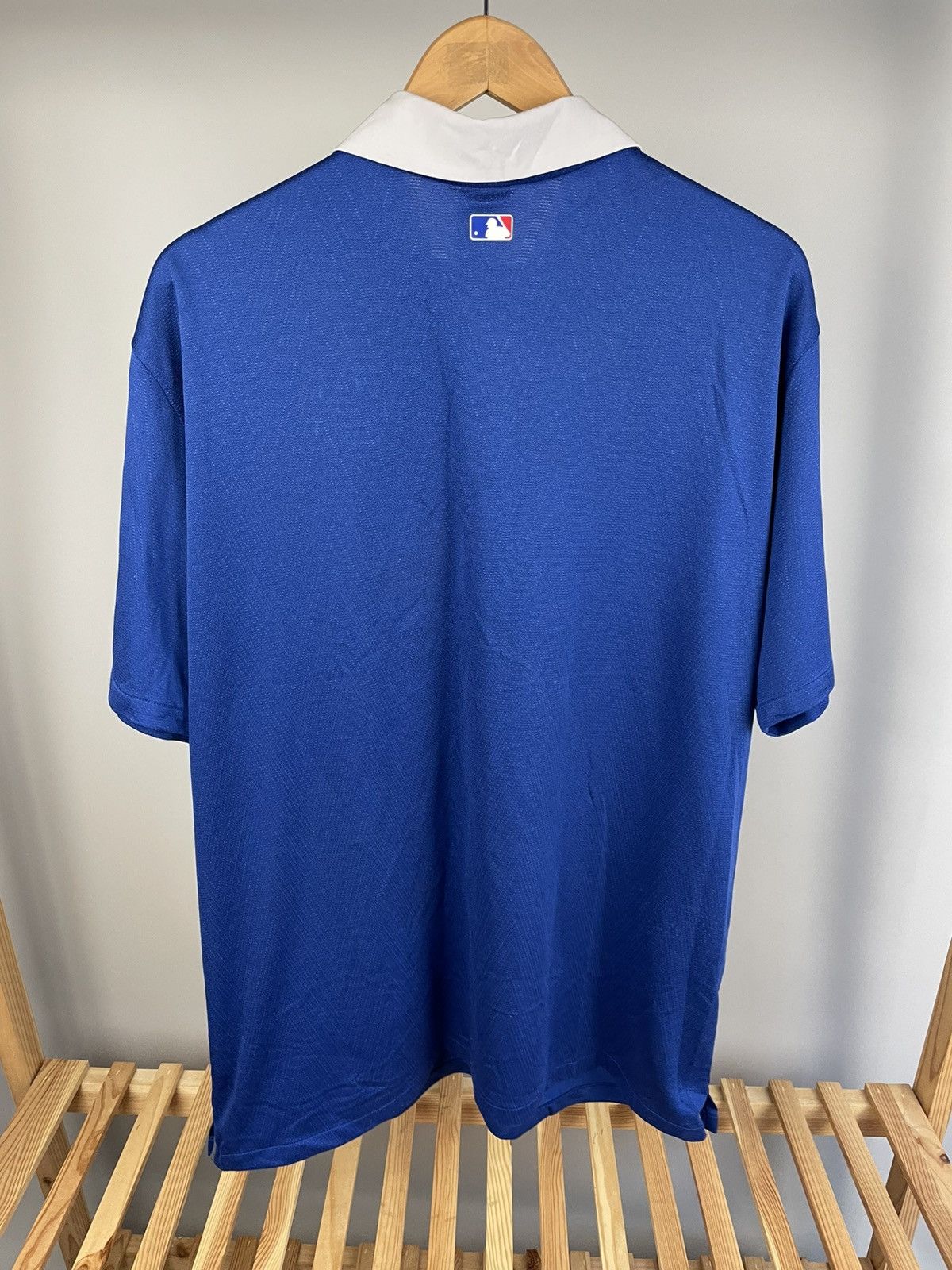 Nike Nike Mens XL Blue LA Dodgers Polo Short Sleeve Shirt BSBL Size US XL / EU 56 / 4 - 4 Thumbnail