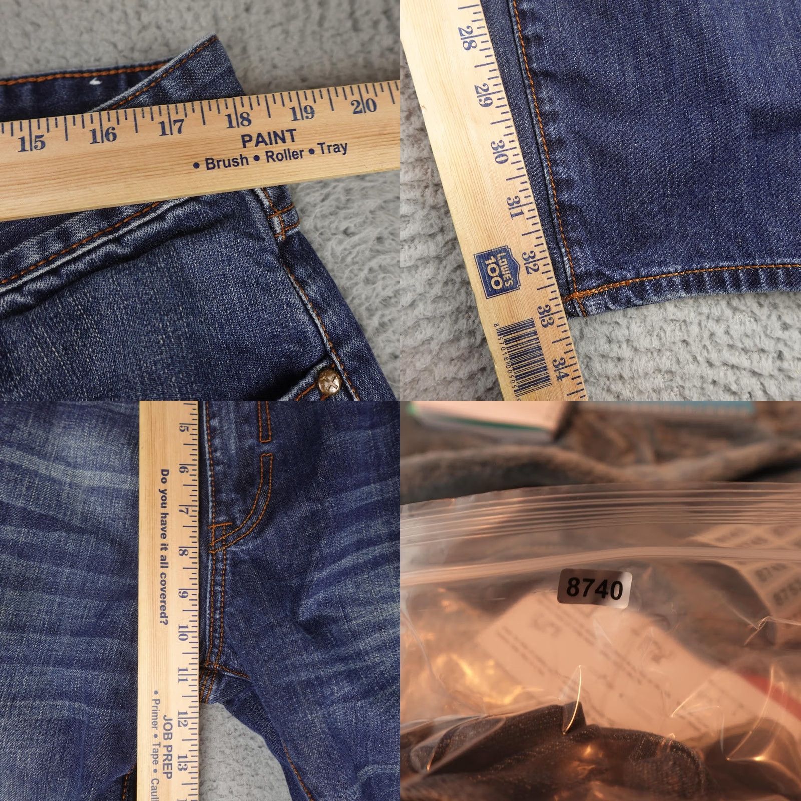 Rocawear Rocawear Jeans Mens 36x32 Blue Classic Fit Distressed Denim Relaxed Hip Hop Y2K Size US 36 / EU 52 - 9 Thumbnail