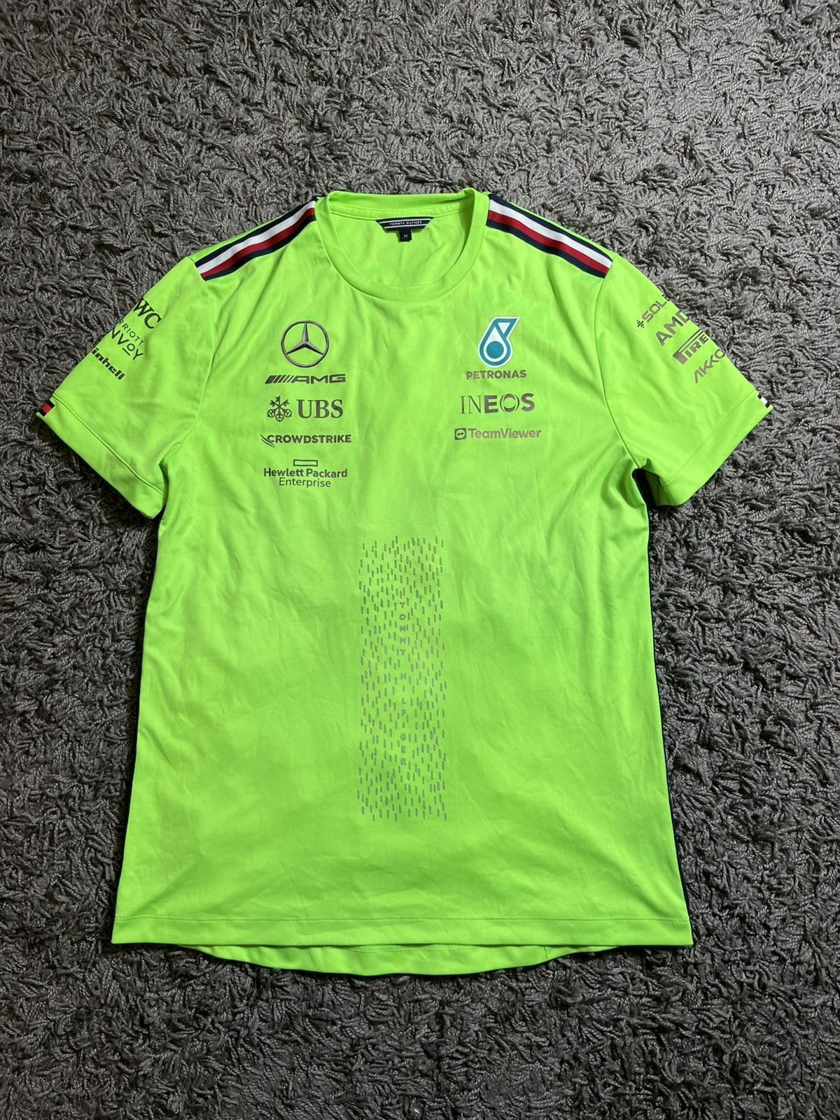 Formula 1 × Mercedes-Benz × Tommy Hilfiger MERCEDES BENZ NASCAR FORMULA 1 TOMMY HILFIGER T-SHIRT Size US M / EU 48-50 / 2 - 1 Thumbnail