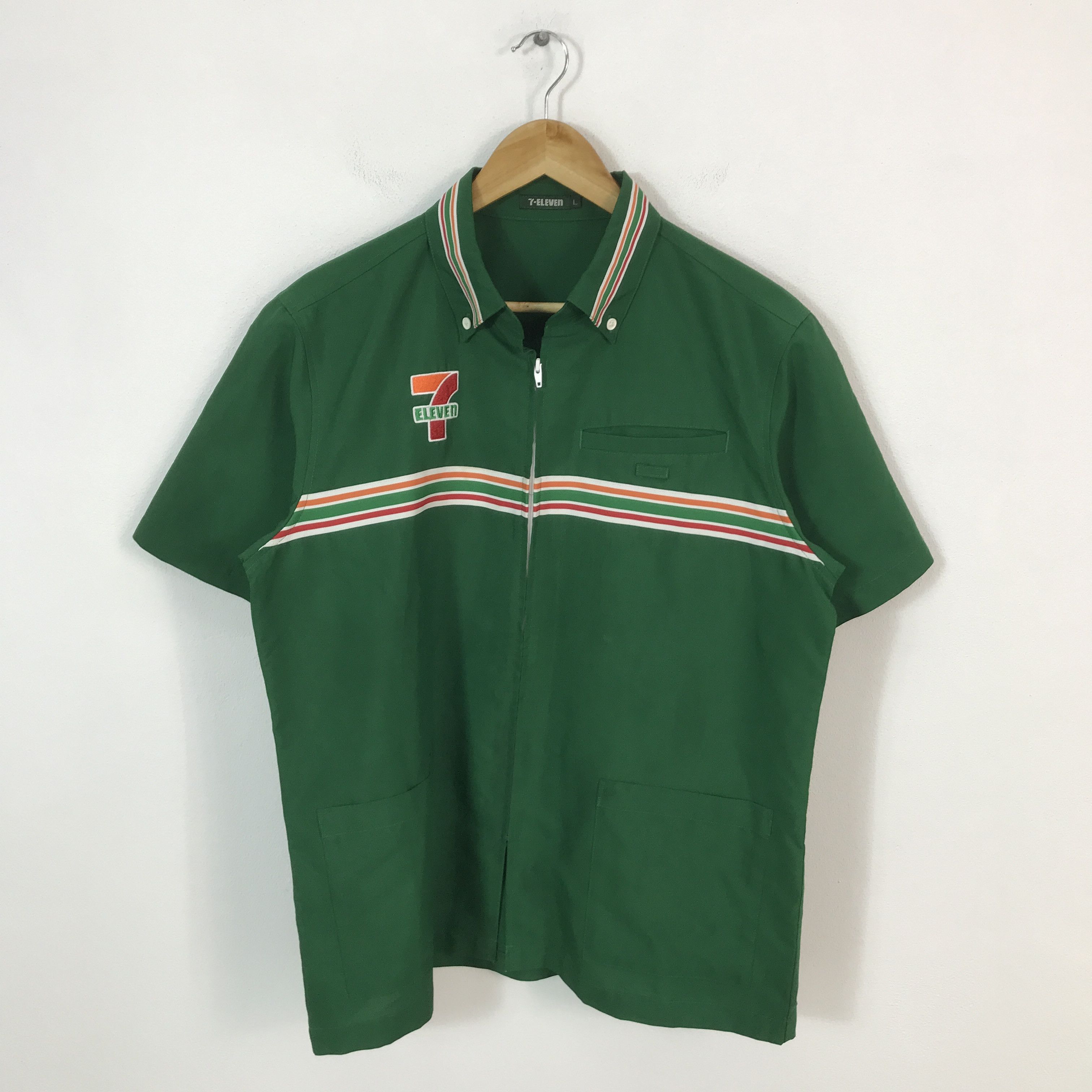 Japanese Brand Vtg Og 7eleven Japan Uniform jacket Size US L / EU 52-54 / 3 - 1 Thumbnail