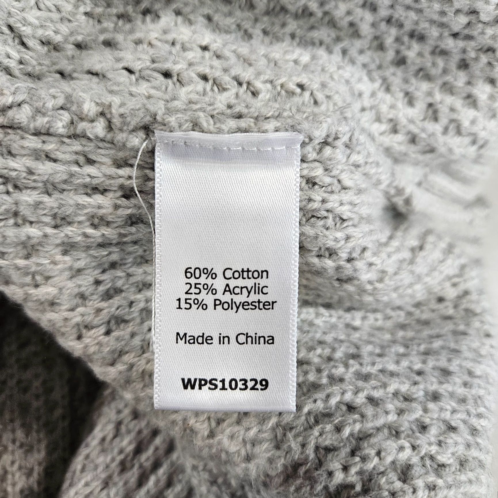 Market Market & Spruce Womens Crew Neck Waffle Stitch Sweater Sz 3X Gray Shirt Pullover Womens 3X Gray Size XXL / US 16-18 / IT 52-54 - 5 Thumbnail