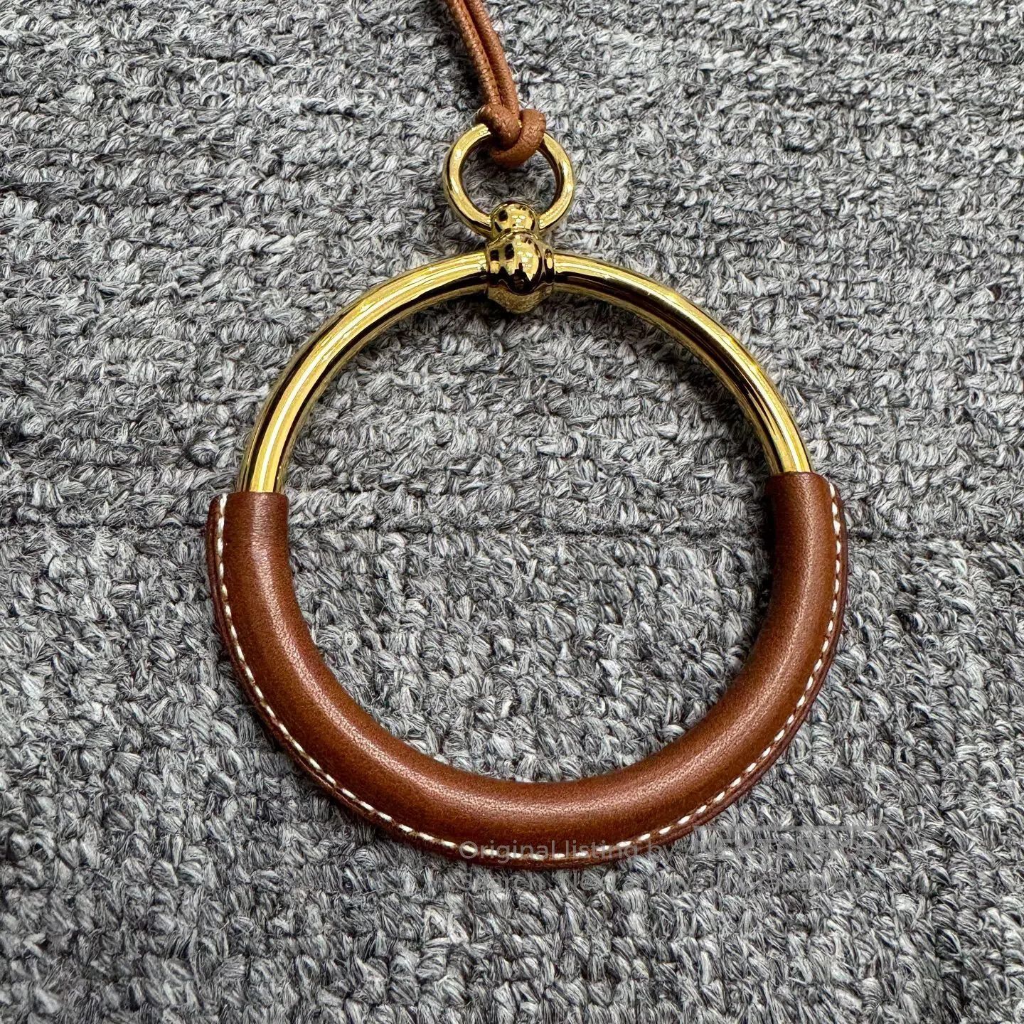 Hermes Hermes Ring-shaped leather necklace| Size ONE SIZE - 2 Thumbnail