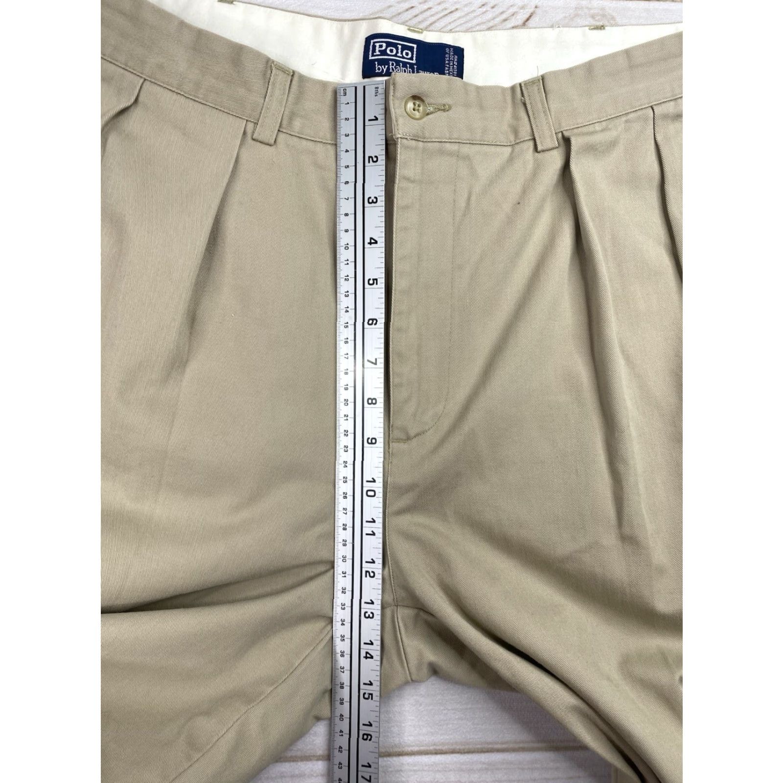Polo Ralph Lauren VINTAGE Polo Ralph Lauren Andrew Pants 38x32 Khaki Chino Pleated Golf Slacks Men Size US M / EU 48-50 / 2 - 3 Thumbnail