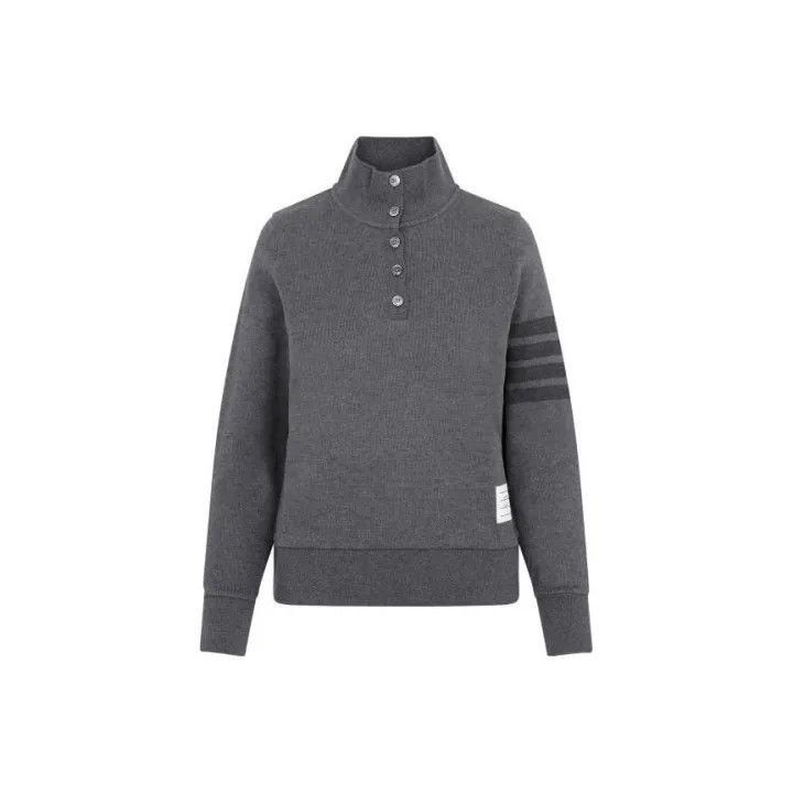 Thom Browne Thom Browne Women's Solid Grey Casual Sweater -2507 Size M / US 6-8 / IT 42-44 - 7 Thumbnail