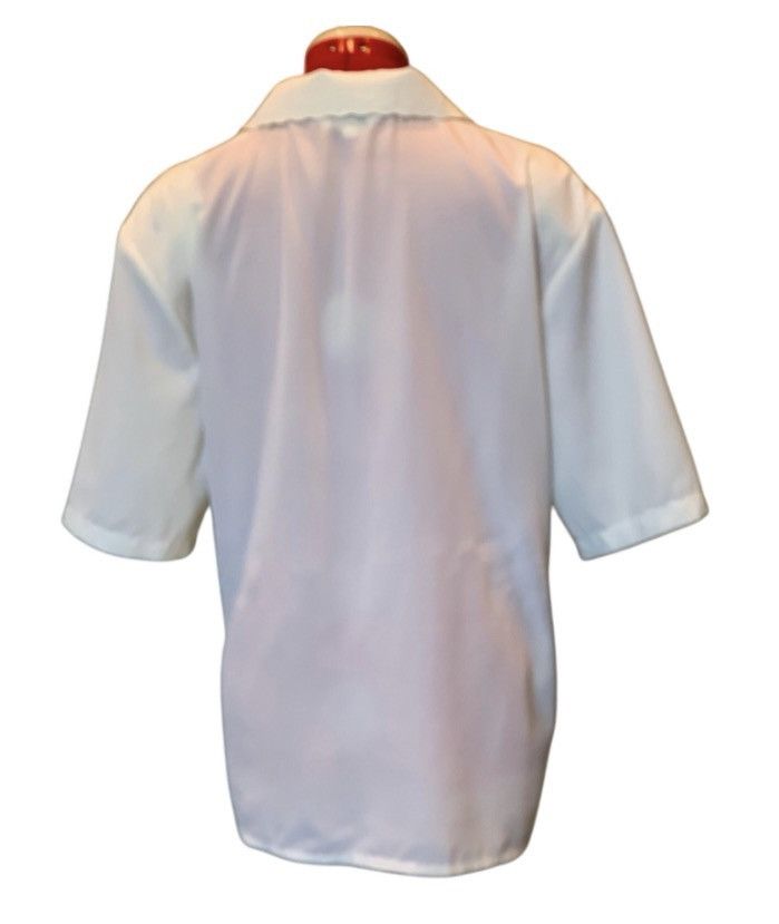 Other Vintage White Embroidered Blouse Hing Lee Lace Top Size 25 Size XL / US 12-14 / IT 48-50 - 4 Thumbnail