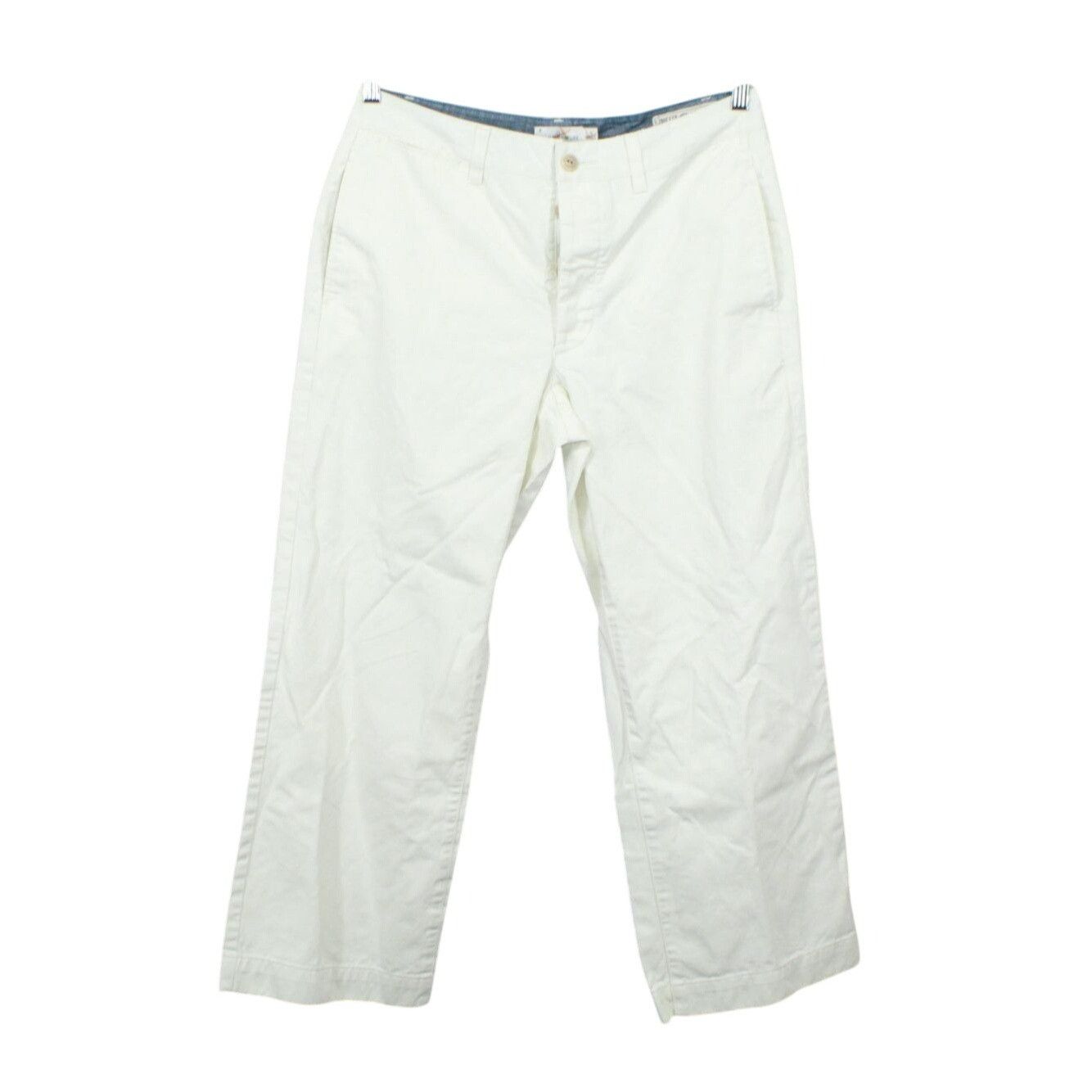 L.L. Bean LL Bean Women's Signature Boyfriend Chinos Mid Rise White Size 32" / US 10 / IT 46 - 1 Thumbnail