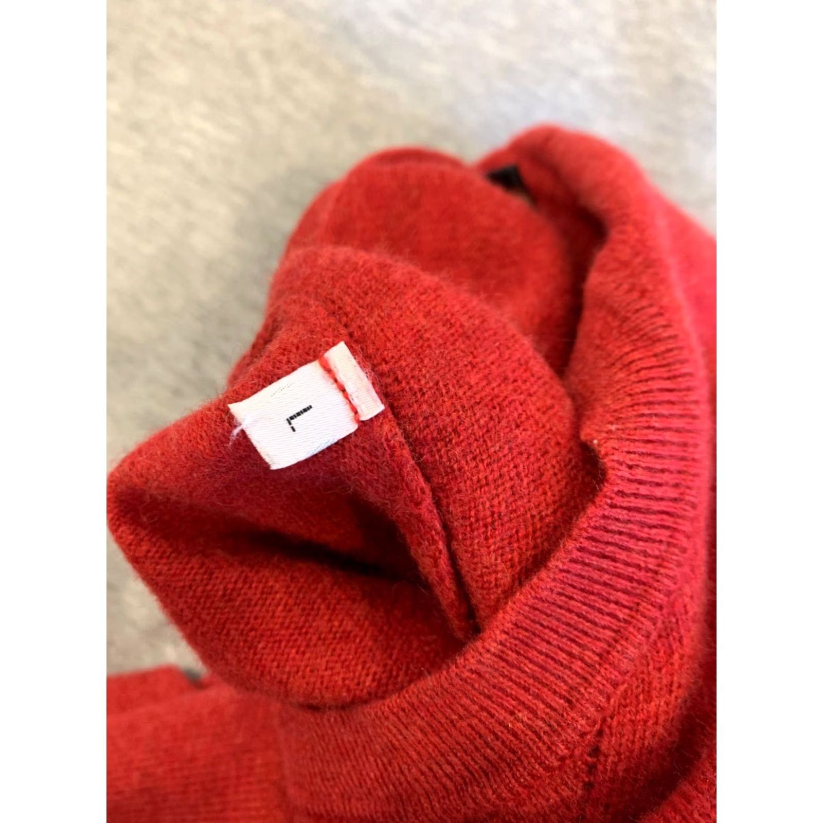 Corneliani Corneliani Red Crewneck Sweater Knit Pullover Men’s XL Italy Luxury Wool Cashmere Blend, Pre-owned / Fair, Holes Size US L / EU 52-54 / 3 - 4 Thumbnail