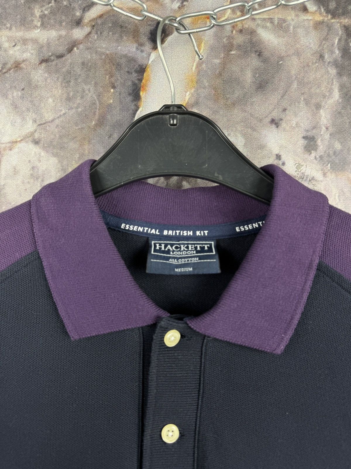 Hackett Hackett London Long Sleeve Polo Shirt Mens Rugby Style Size US M / EU 48-50 / 2 - 6 Thumbnail