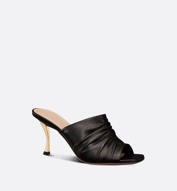 Dior o1w1db11024 D-Fame Heeled Sandals in Black Size US 10 / IT 40 - 2 Thumbnail
