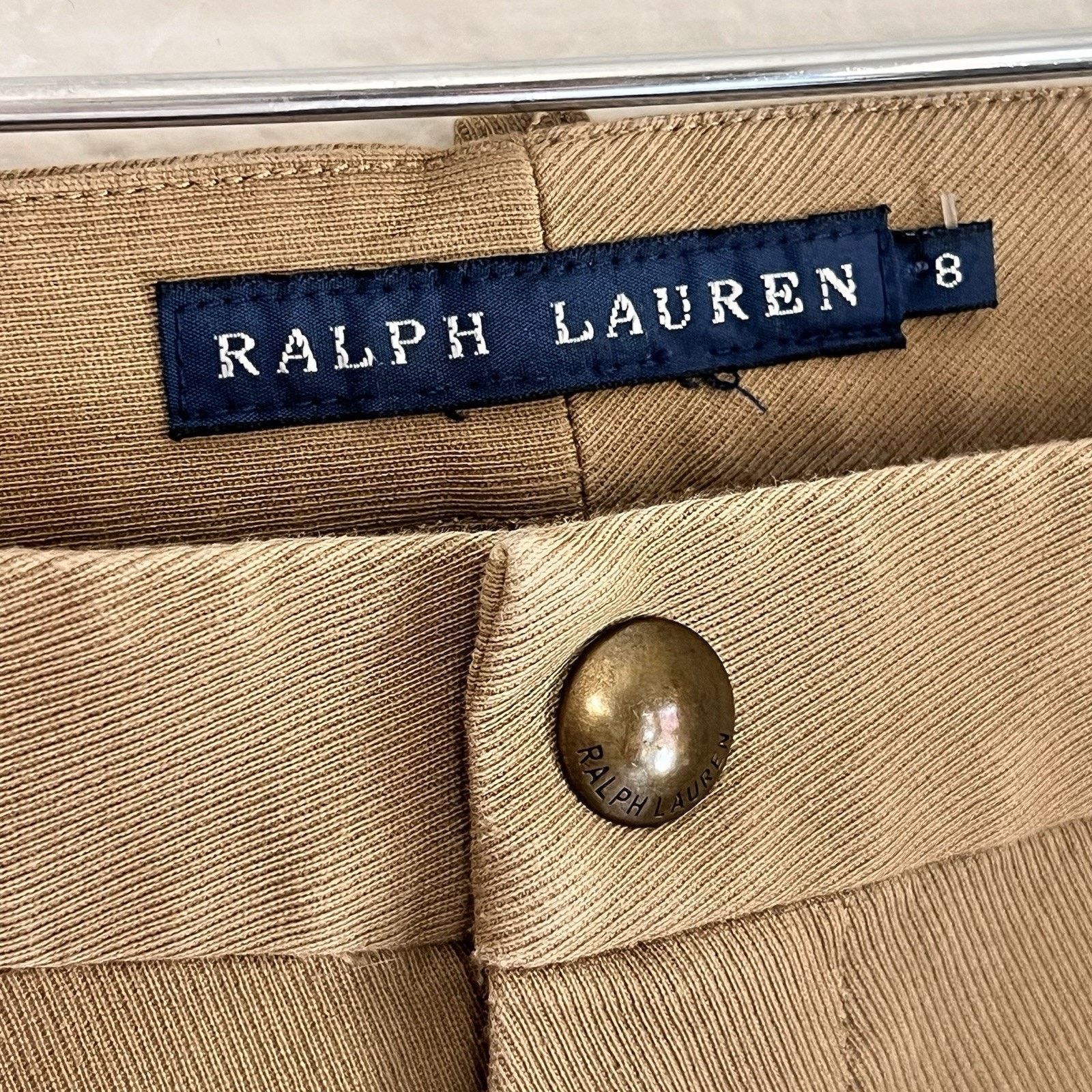 Ralph Lauren Ralph Lauren (8) Ponte Palermo Hudson Twill Jodhpur Leather Size 30" / US 8 / IT 44 - 4 Thumbnail