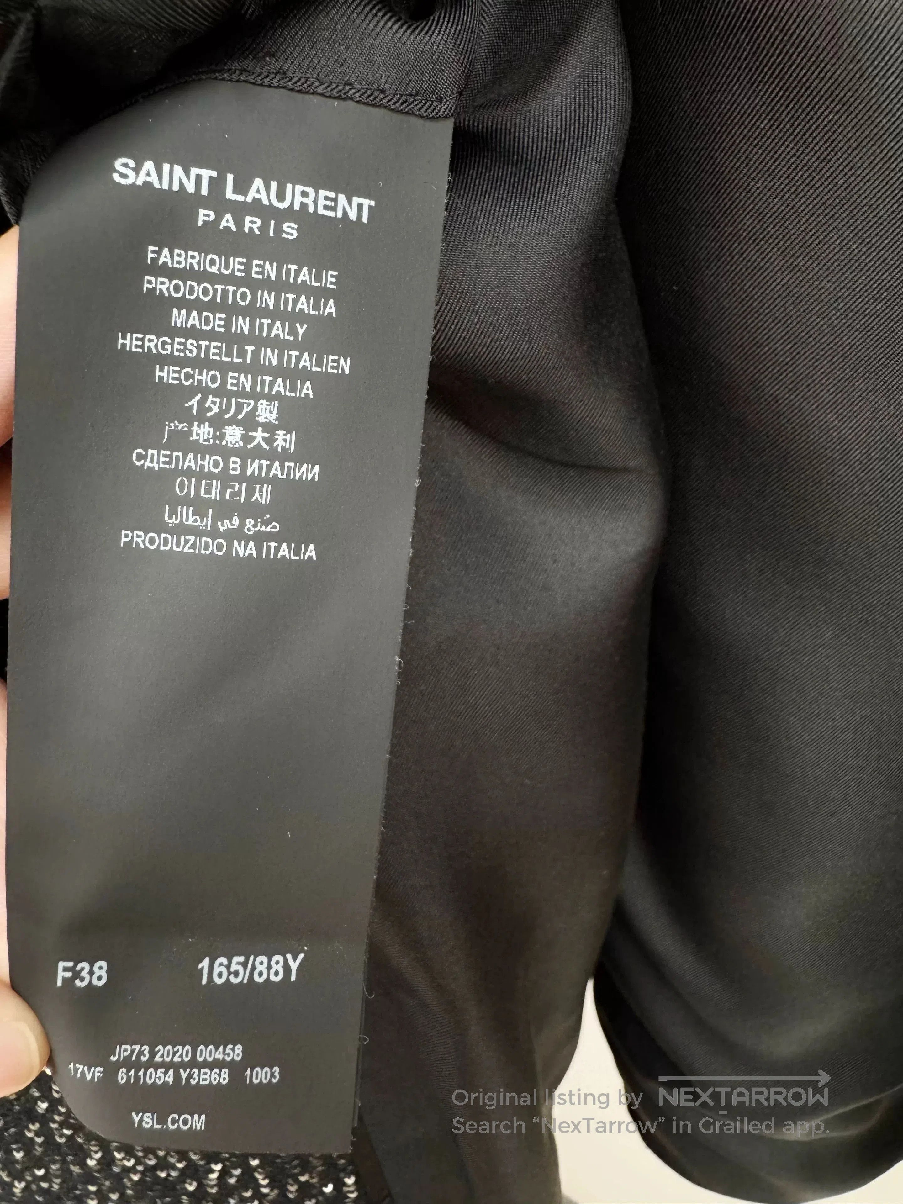 Saint Laurent Paris Saint Laurent SLP Sequin Blazer. Size S / US 4 / IT 40 - 3 Thumbnail
