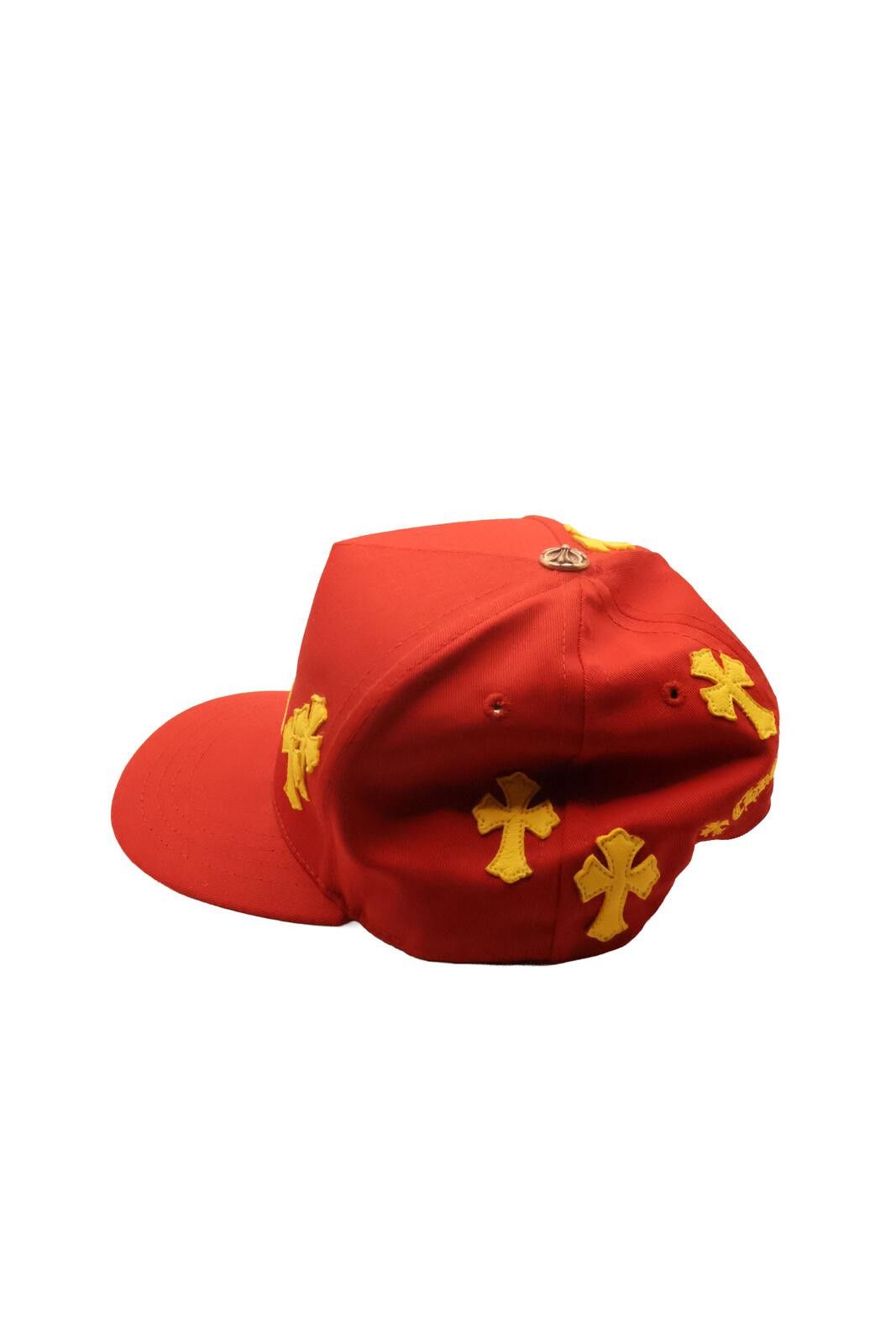 Chrome Hearts Red Yellow Cross Patch Baseball Hat Size ONE SIZE - 2 Thumbnail