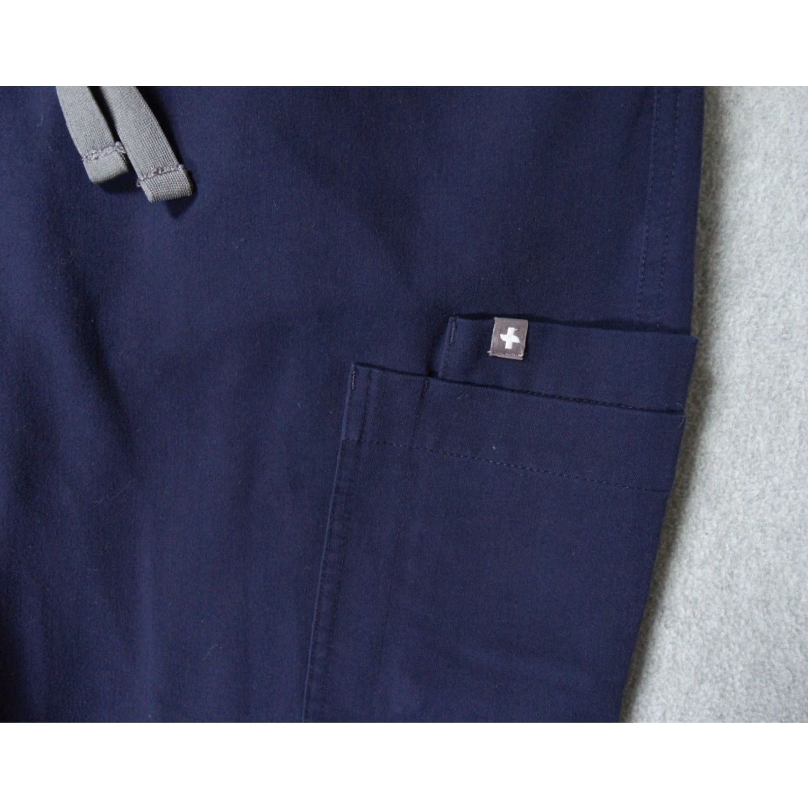 Vintage FIGS Pants Womens Medium Blue Scrub Bottom Nurse Medical Workwear Ladies M Blue Solid Scrub Bottoms Womens Size 32" / US 10 / IT 46 - 3 Thumbnail