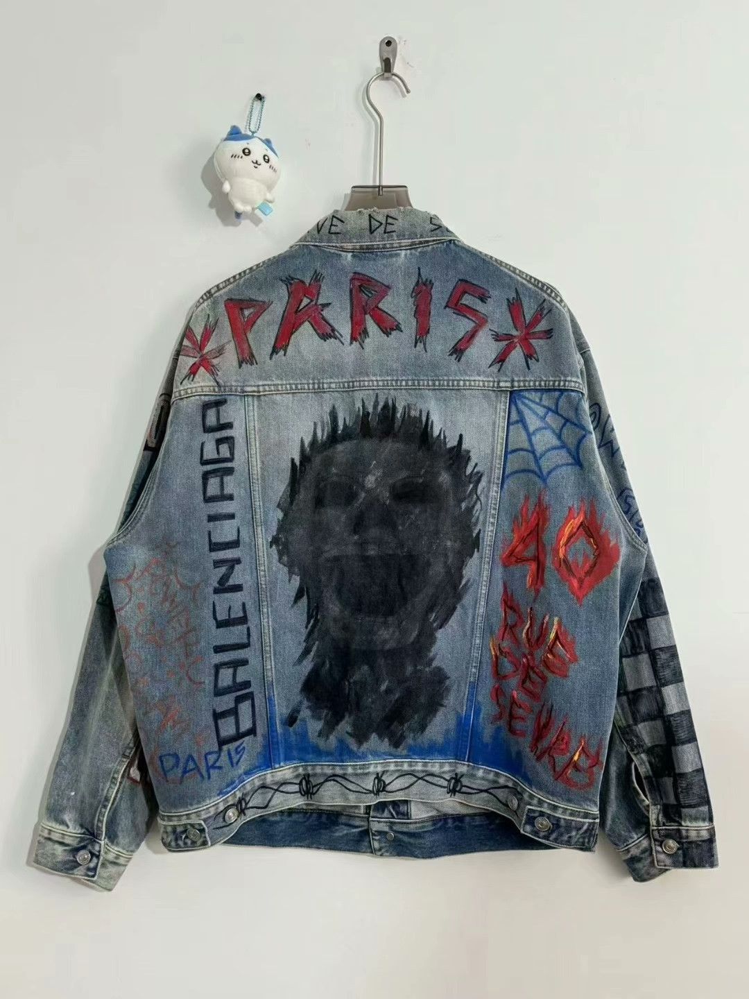 Balenciaga Balenciaga Graffiti Denim Jacket 2501-Nextarrow Size US S / EU 44-46 / 1 - 3 Thumbnail