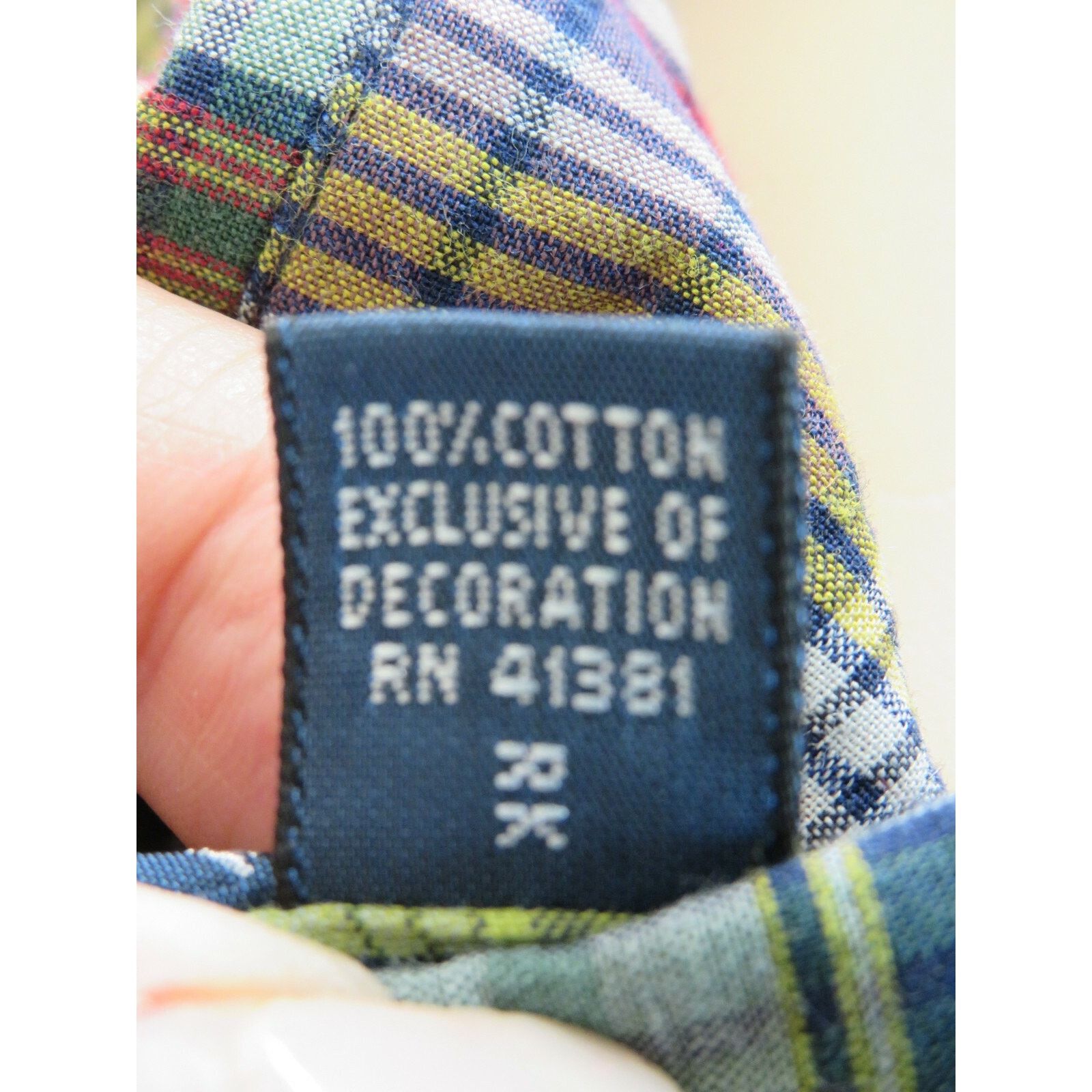Lauren Ralph Lauren RALPH LAUREN ABERDARE MULTI COLOR CHECK COTTON SHIRT L Size US L / EU 52-54 / 3 - 12 Thumbnail