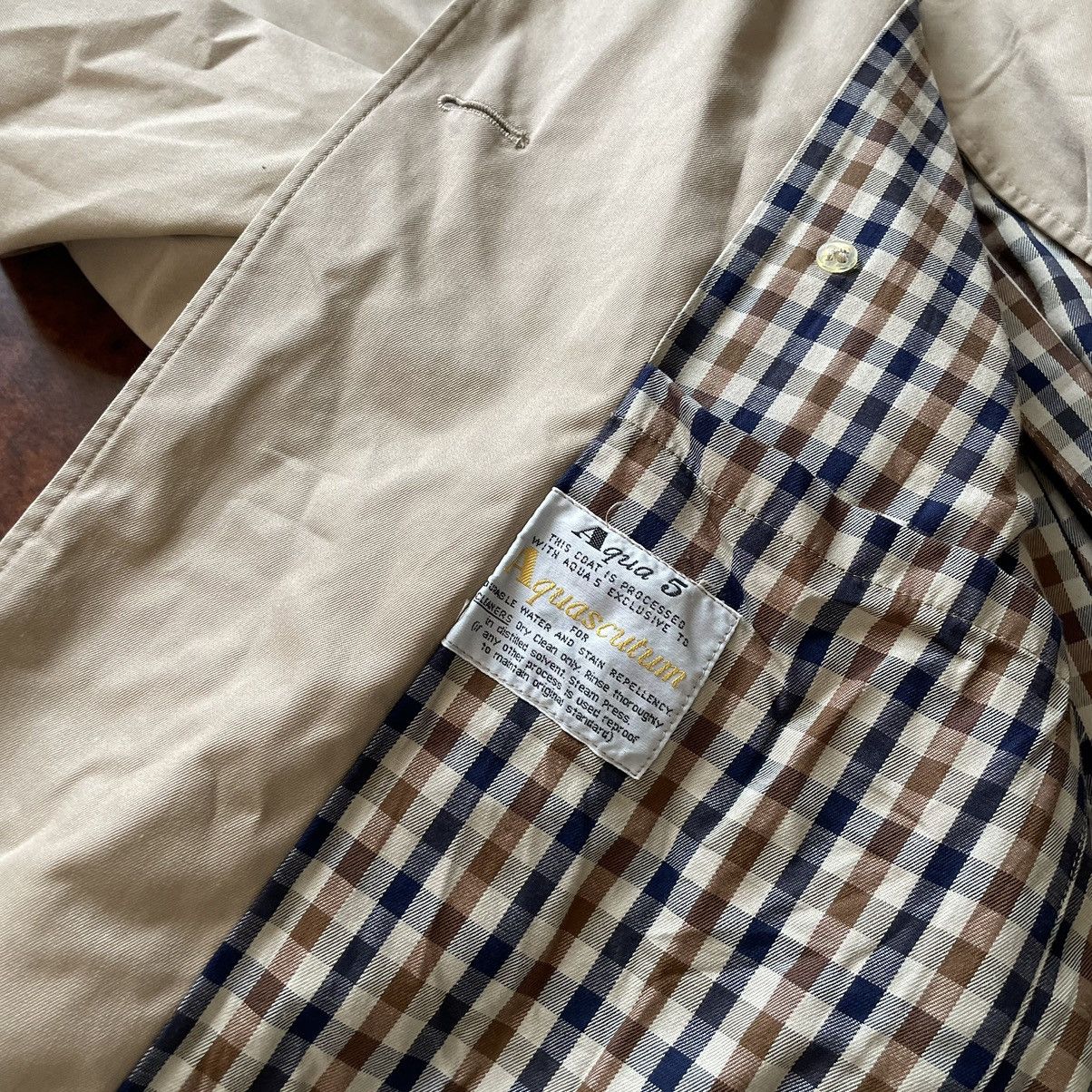 Aquascutum × Vintage Vintage Aquascutum Trench Coat jacket old money nova check Size US L / EU 52-54 / 3 - 6 Thumbnail
