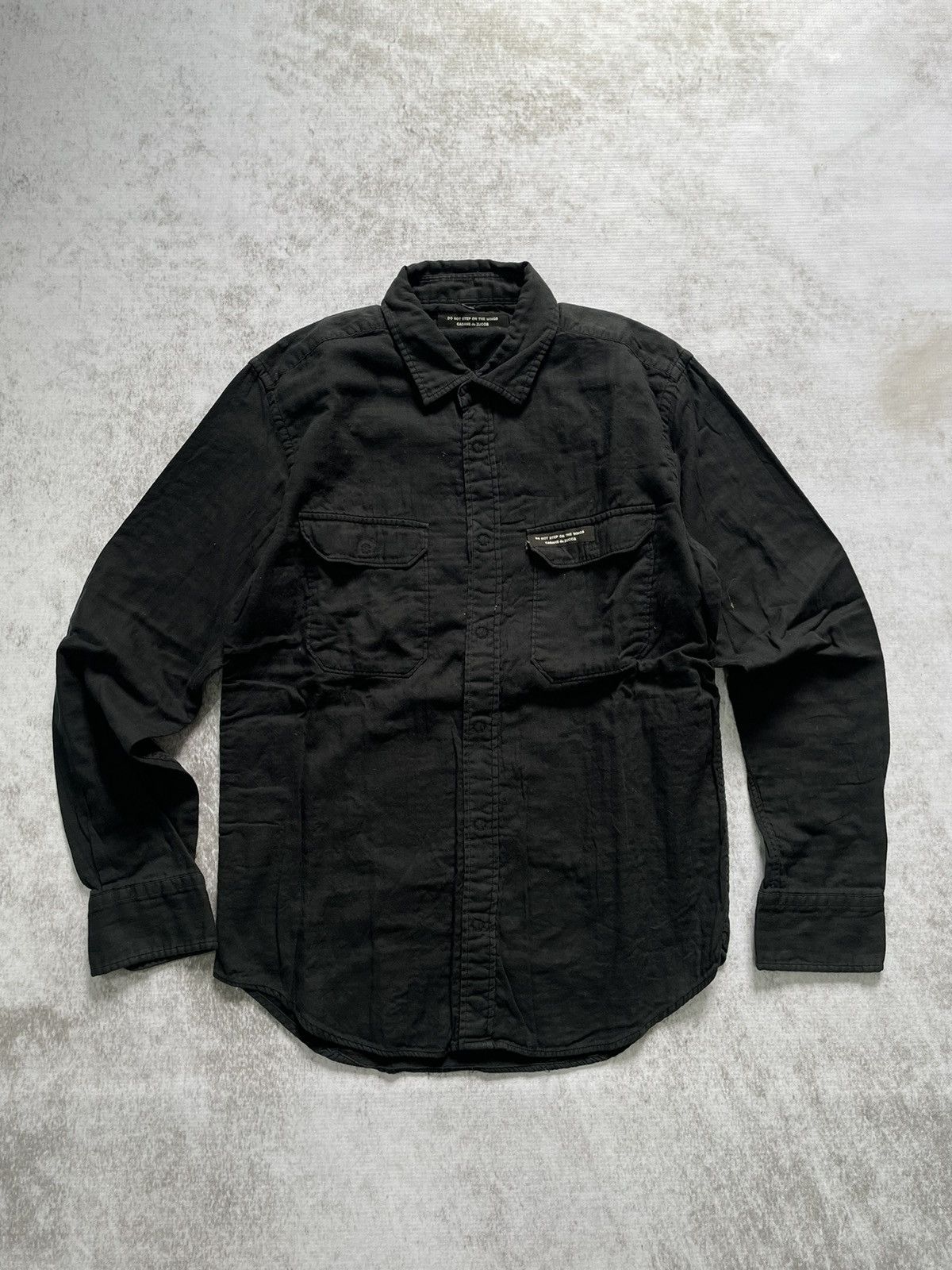 CABANE de ZUCCa 2000s cabane de zucca black shirt double pocket Size US S / EU 44-46 / 1 - 1 Thumbnail