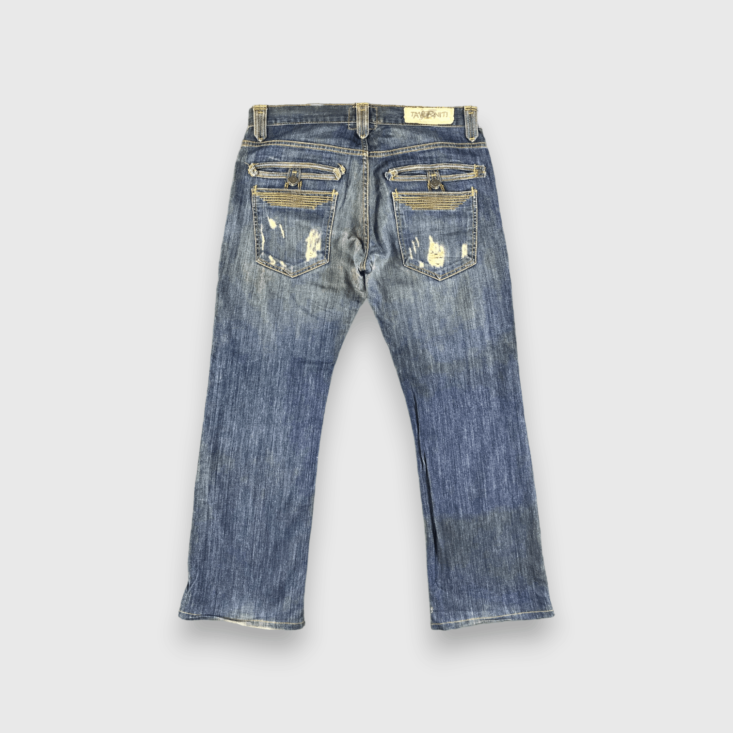 Japanese Brand × Taverniti × Vintage Taverniti Jeans Distressed Flared Denim -J2813 Size US 36 / EU 52 - 2 Thumbnail