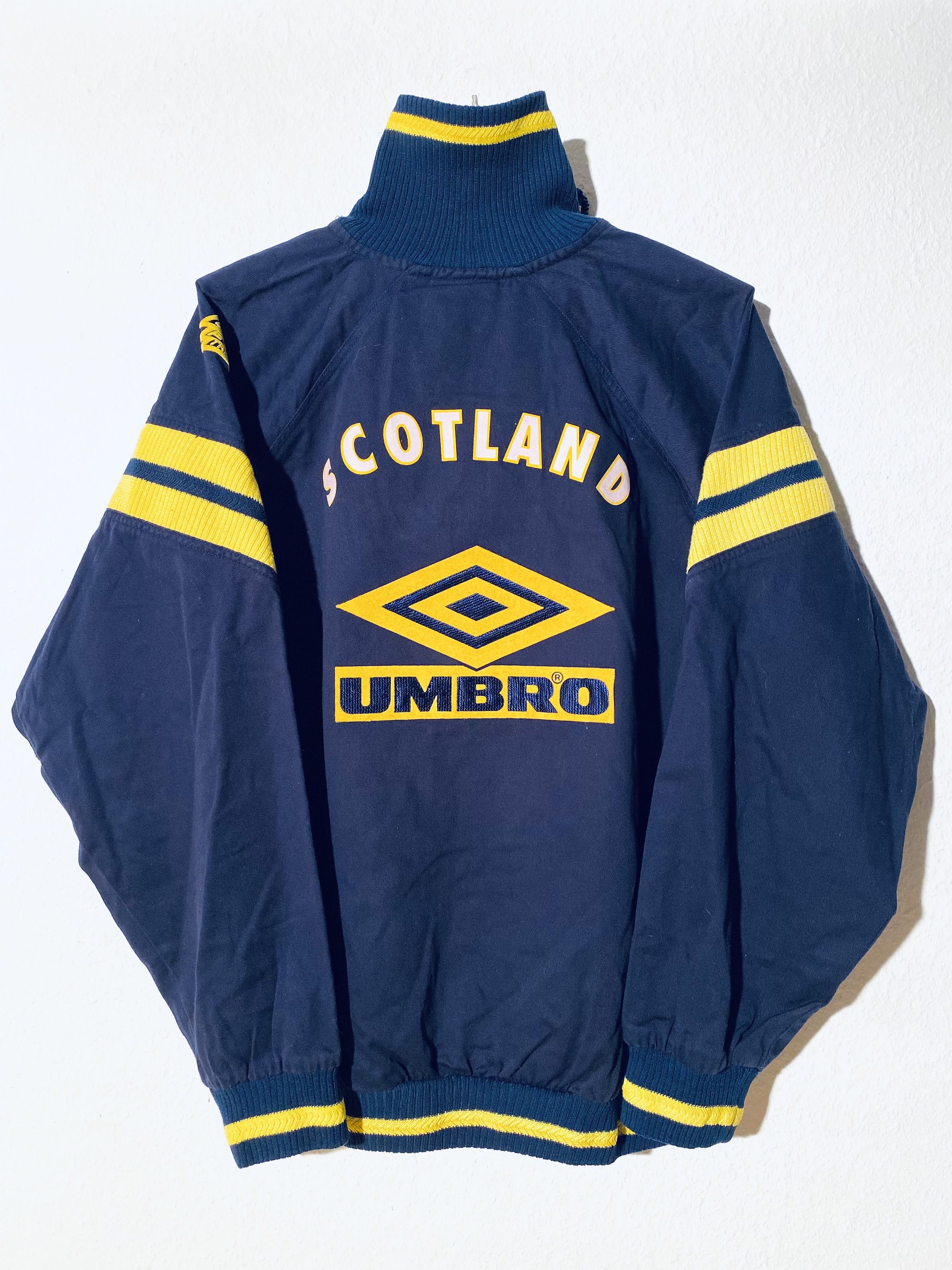 Umbro Scotland Training Drill Top 1993 1995 Size US XL / EU 56 / 4 - 2 Thumbnail