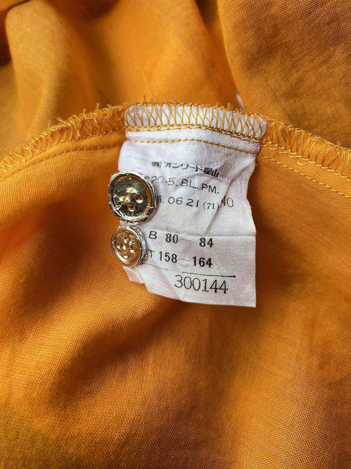 Paul Smith Paul Smith WOMEN Orange Sleeveless Button-up Shirt Size S / US 4 / IT 40 - 5 Thumbnail