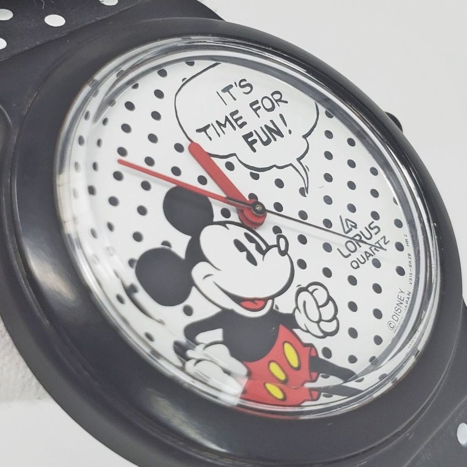 Disney Disney X Lorus Mickey Black & White Polka dot VTG Watch Size ONE SIZE - 4 Thumbnail