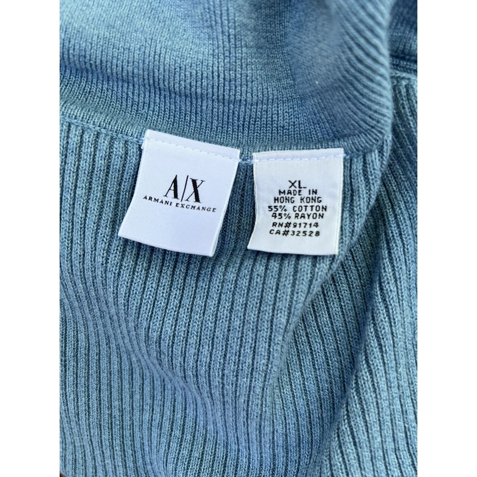 Armani Exchange Armani Exchange cotton warm knit collared size XL A000233 Size XL / US 12-14 / IT 48-50 - 4 Thumbnail