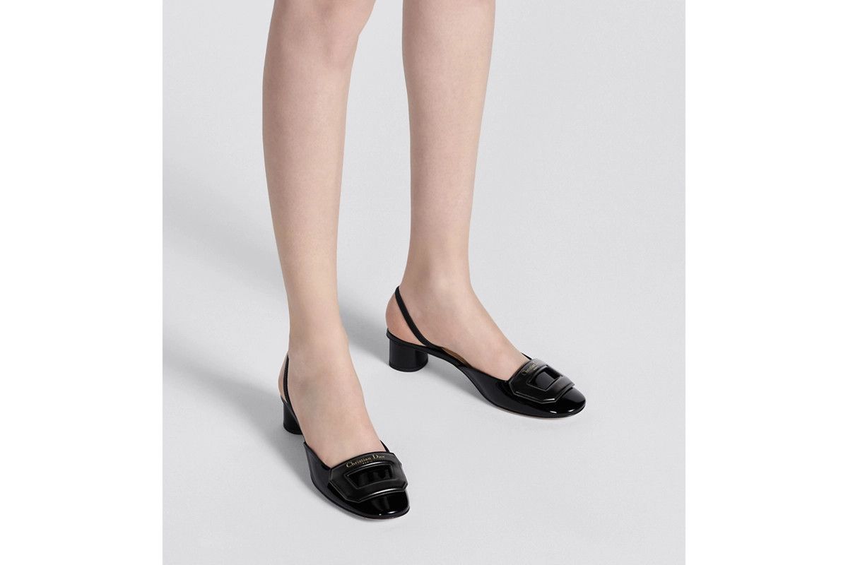 Dior o1w1db11024 Day Slingback Pump in Black Size US 7 / IT 37 - 6 Thumbnail