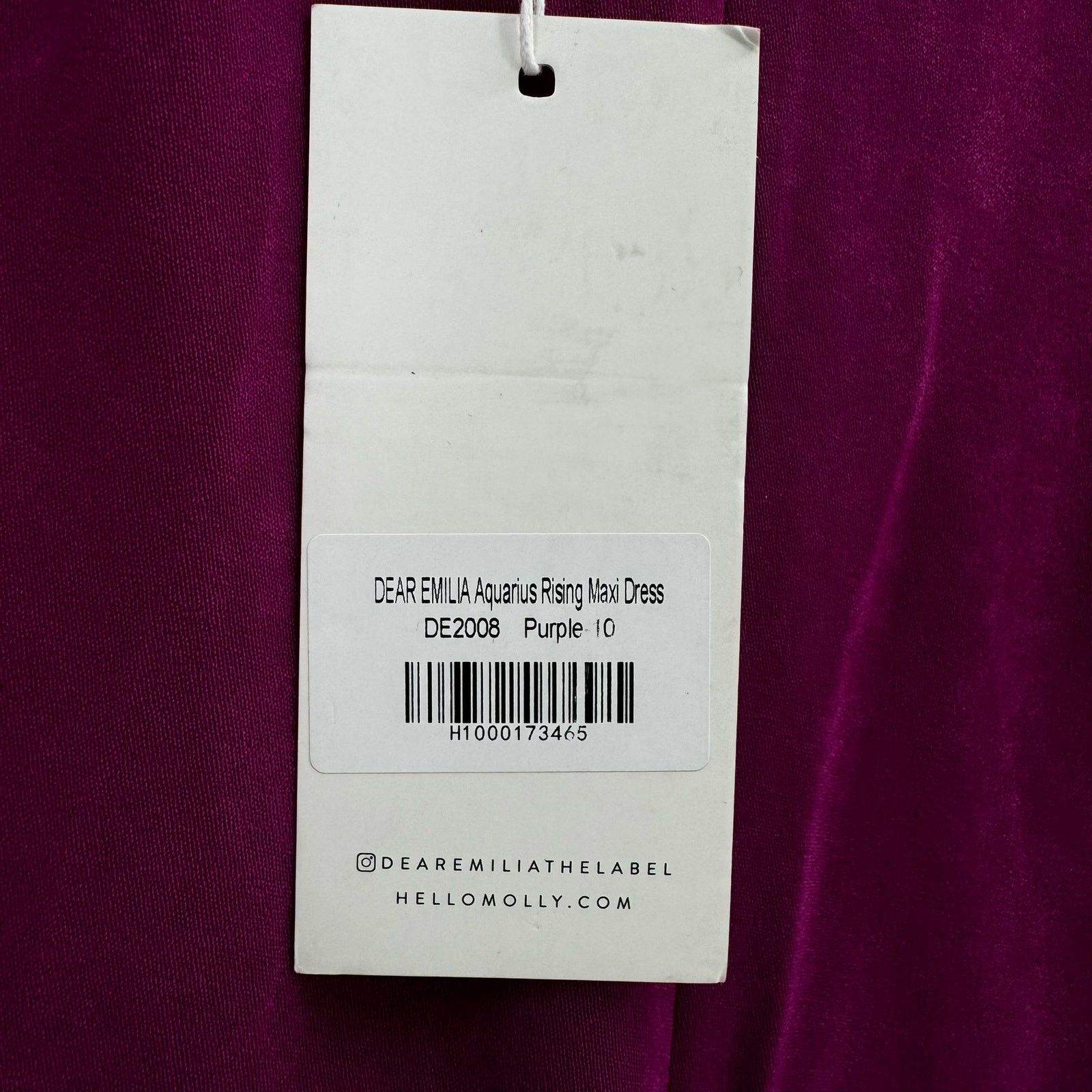 Other DEAR EMILIA Aquarius Rising Maxi Dress Medium NWT Size M / US 6-8 / IT 42-44 - 10 Thumbnail