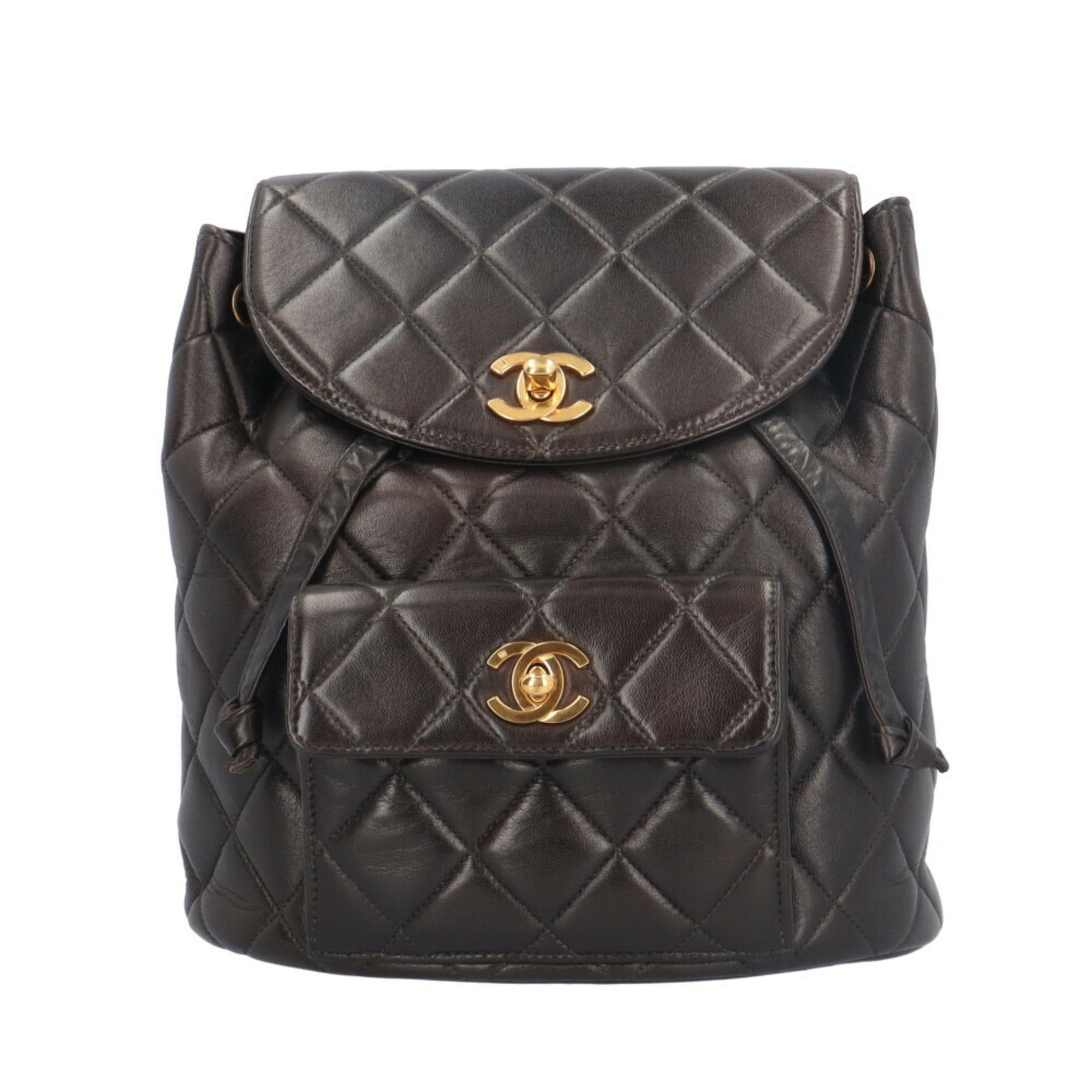 Chanel CHANEL Matelasse Backpack/Daypack, Chanel Lambskin, Women's, Size ONE SIZE - 1 Thumbnail