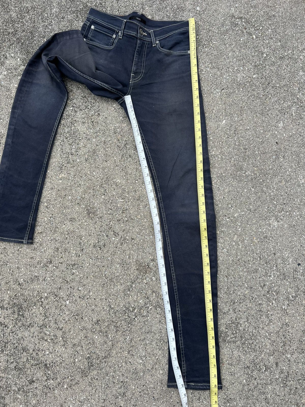Vintage Moonage Devilment MAD Japan Dirty Mud Denim Stretch Jeans Size US 29 - 5 Thumbnail