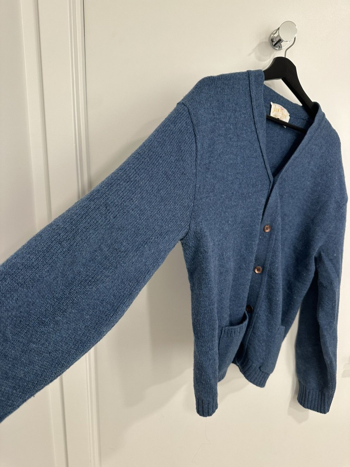 Jantzen Jantzen Made in USA Blue Cardigan Sweater Size US L / EU 52-54 / 3 - 4 Thumbnail